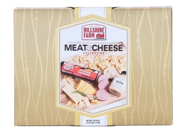 Hillshire Farm Meat &amp; Cheese Collection - Hillshire Farm's classic blend of gourmet traditions. Summer Sausage, Premium Baked Crackers, Mustard, Smoked Gouda and Vintage Chedder