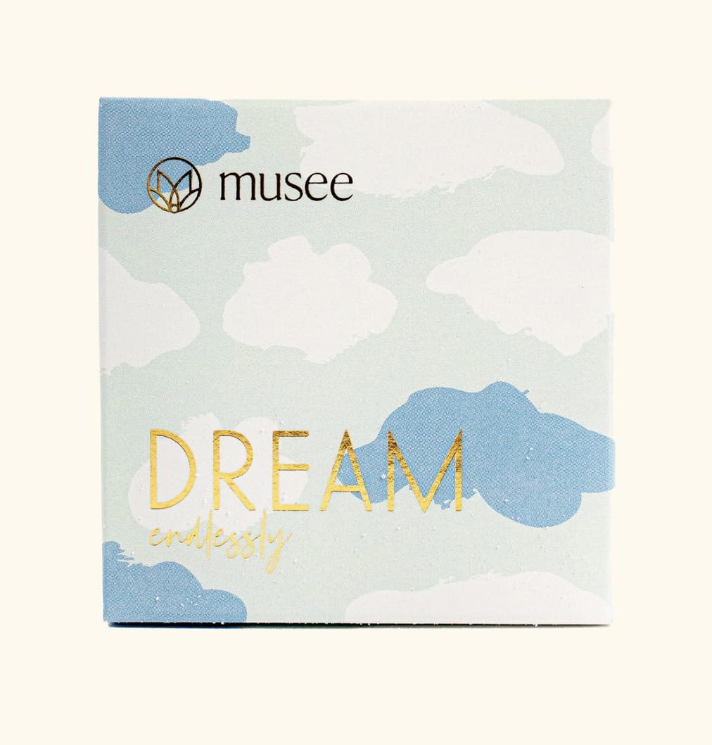 Dream Endlessly Bar Soap - Musee Dream Endlessly Bar Soap | Chamomile &amp; Hyacinth  Daydream of the endless possibilities that lie ahead in your journey of life! Indulge in a luxurious lather that nourishes your skin, leaving it soft, moisturized, and refreshed with every use. Each bar is hand-stamped with an uplifting word that matches its beautifully designed box, serving as a encouraging daily reminder. Tax free. Same-day hand delivery.  Shop the best gift items in Wilmington, Delaware at your local florist and gift shop. From fresh floral arrangements and gourmet treats to unique seasonal décor and thoughtful gifts for any occasion, we offer carefully curated selections to delight your loved ones. Perfect for birthdays, anniversaries, holidays, or special celebrations, each gift is crafted with quality and care. Enjoy same-day delivery in Wilmington, DE, and surrounding areas, making it easy to send joy, love, and celebration right to their doorstep.