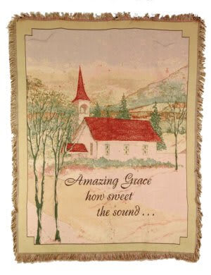 Amazing Grace Comfort Tapestry Throws - Amazing Grace Comfort Tapestry Throws Comfort Tapestry Throws can be used in so many different ways to express a multitude of sentiments. Delivered as is, folded with a bow on top. Would be an expression with words that often we forget to speak aloud.  Comfort Tapestry Throws can be used in so many different ways to express a multitude of sentiments. Delivered as is, folded with a bow on top. Would be an expression with words that often we forget to speak aloud. Order Deluxe to have your blanket delivered on an easel. 