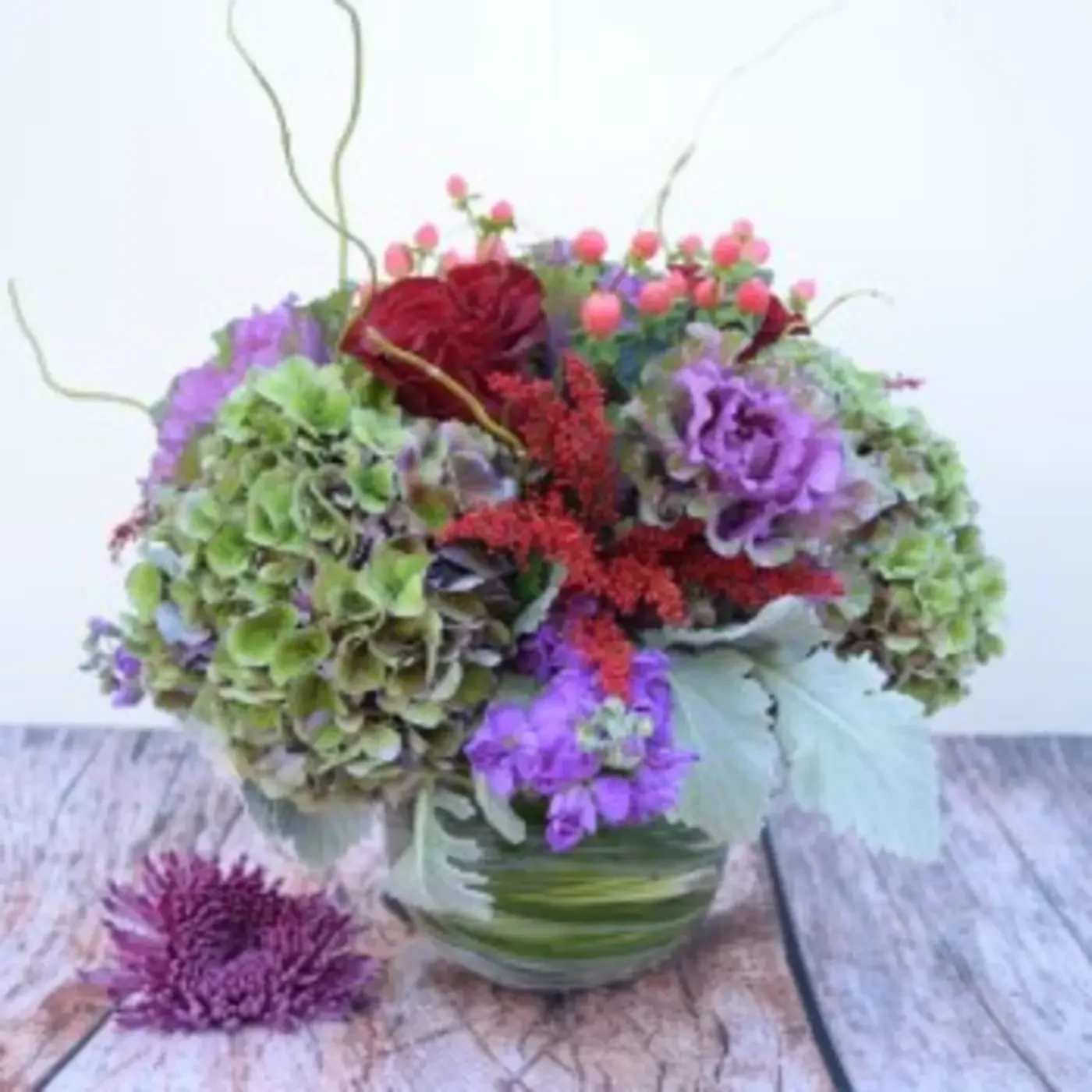 Bountiful - Gorgeous and lush! This seasonal display is sure to make anyone happy.