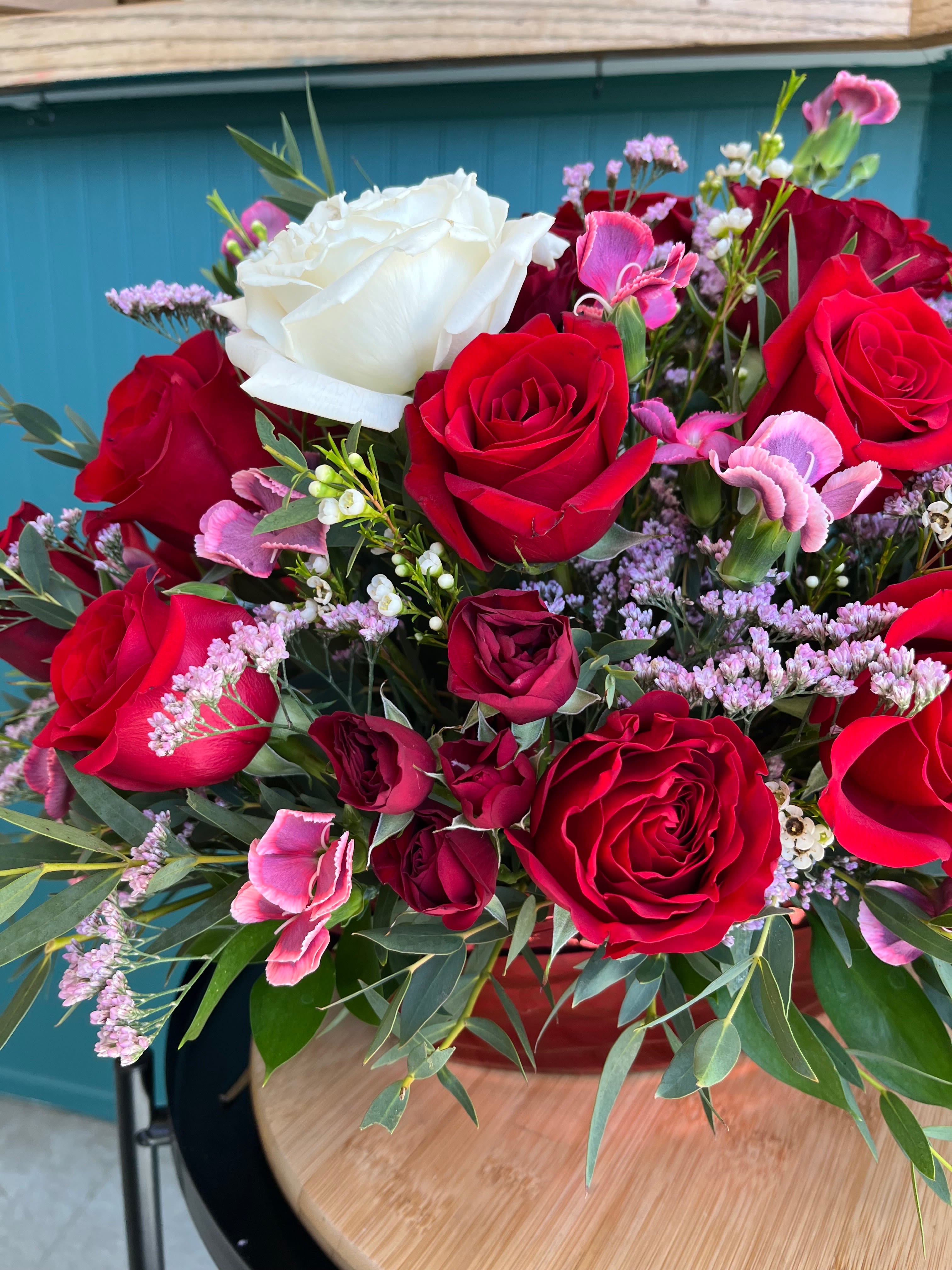 DEC 20 - Holiday Floral Arranging 101 - Vase Arrangements - Come join us for a fun hands-on workshop where you'll learn the basics of creating beautiful holiday floral arrangement in a vase. Welcome to Holiday Floral Arranging 101!  Date: December 20, 2025 Time: 4:30 - 6:30 PM Location: 8878 La Mesa Blvd., La Mesa, CA 91942   Join us at Deliberately Adopted Floral &amp; Design for a fun and festive in-person event where you'll learn the basics of creating beautiful holiday floral vase arrangement. Whether you're a beginner or just looking to brush up on your skills, this workshop is perfect for anyone interested in adding a touch of floral flair to their holiday decor.  What to Expect:  Step-by-step guidance from our experienced floral designers Tips and tricks for selecting the best flowers and farm fresh greenery Hands-on practice creating your own unique arrangement to take home Don't miss this opportunity to get into the holiday spirit and unleash your creativity with flowers! You'll leave with a gorgeous floral arrangement in a signature white fluted ceramic vase for your home, your holiday table, or to give as a meaningful gift - plus the confidence to keep designing on your own. Sign up now to secure your spot at Holiday Floral Arranging 101.