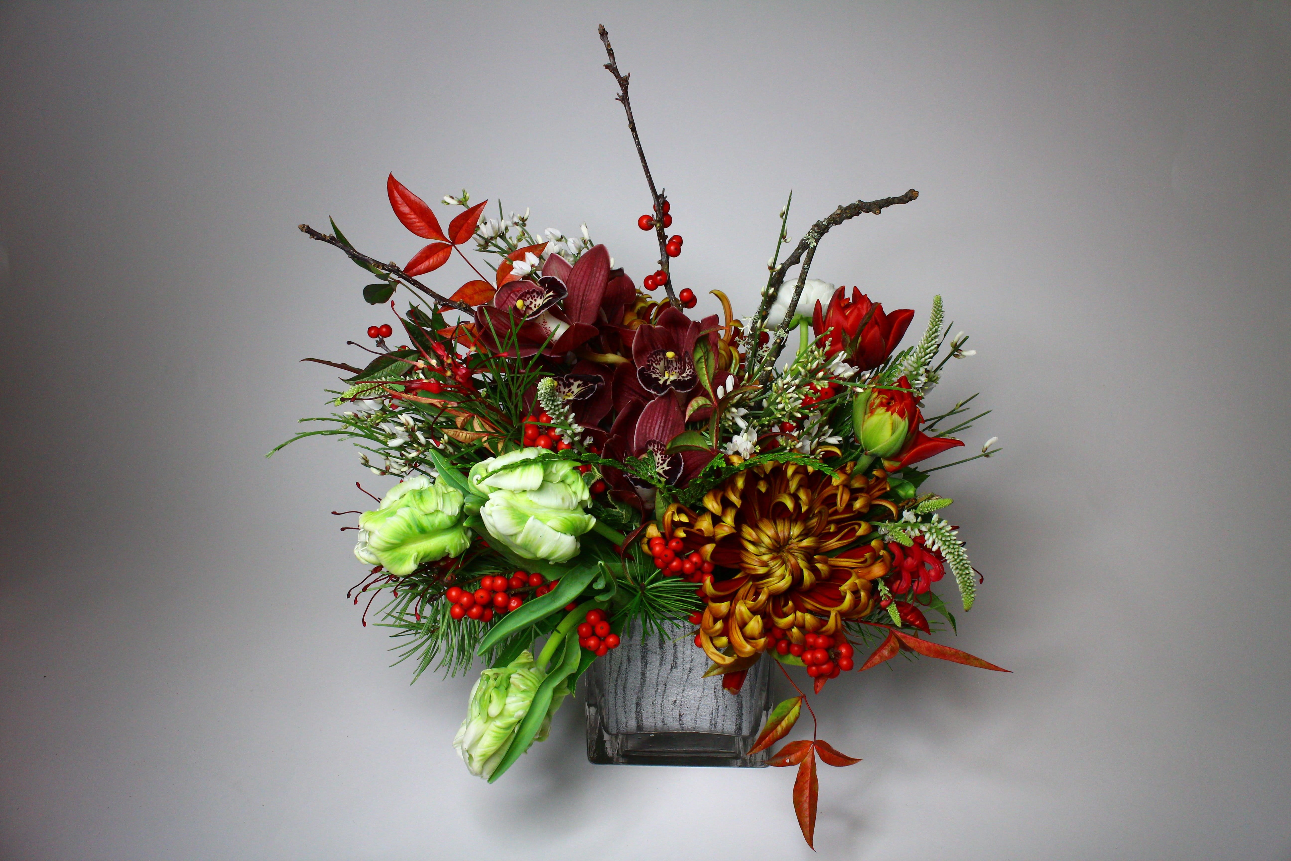 Cranberry sangria - This is an elegant display for a holiday party