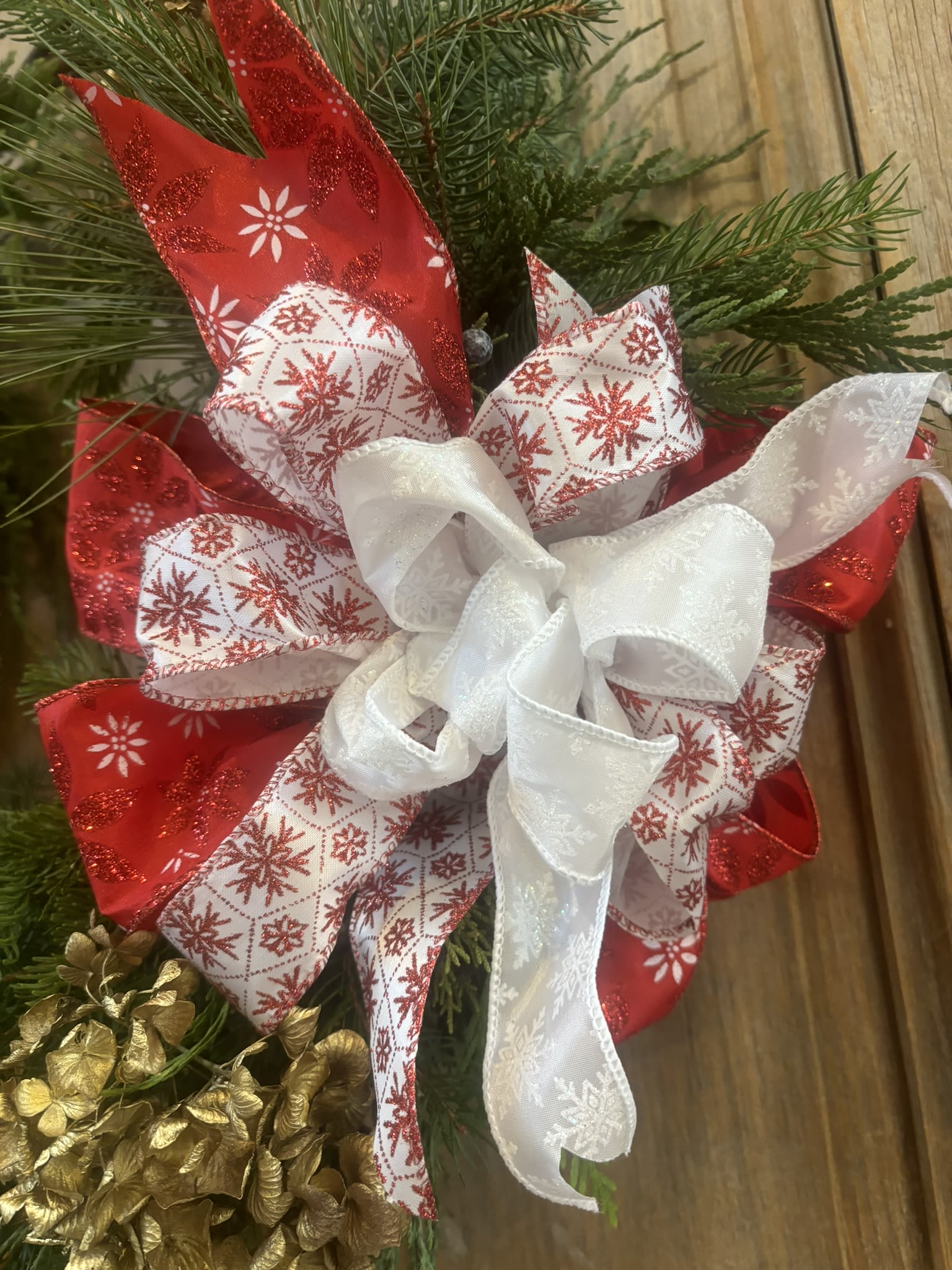 Holiday Bow - Custom Created holiday bow.