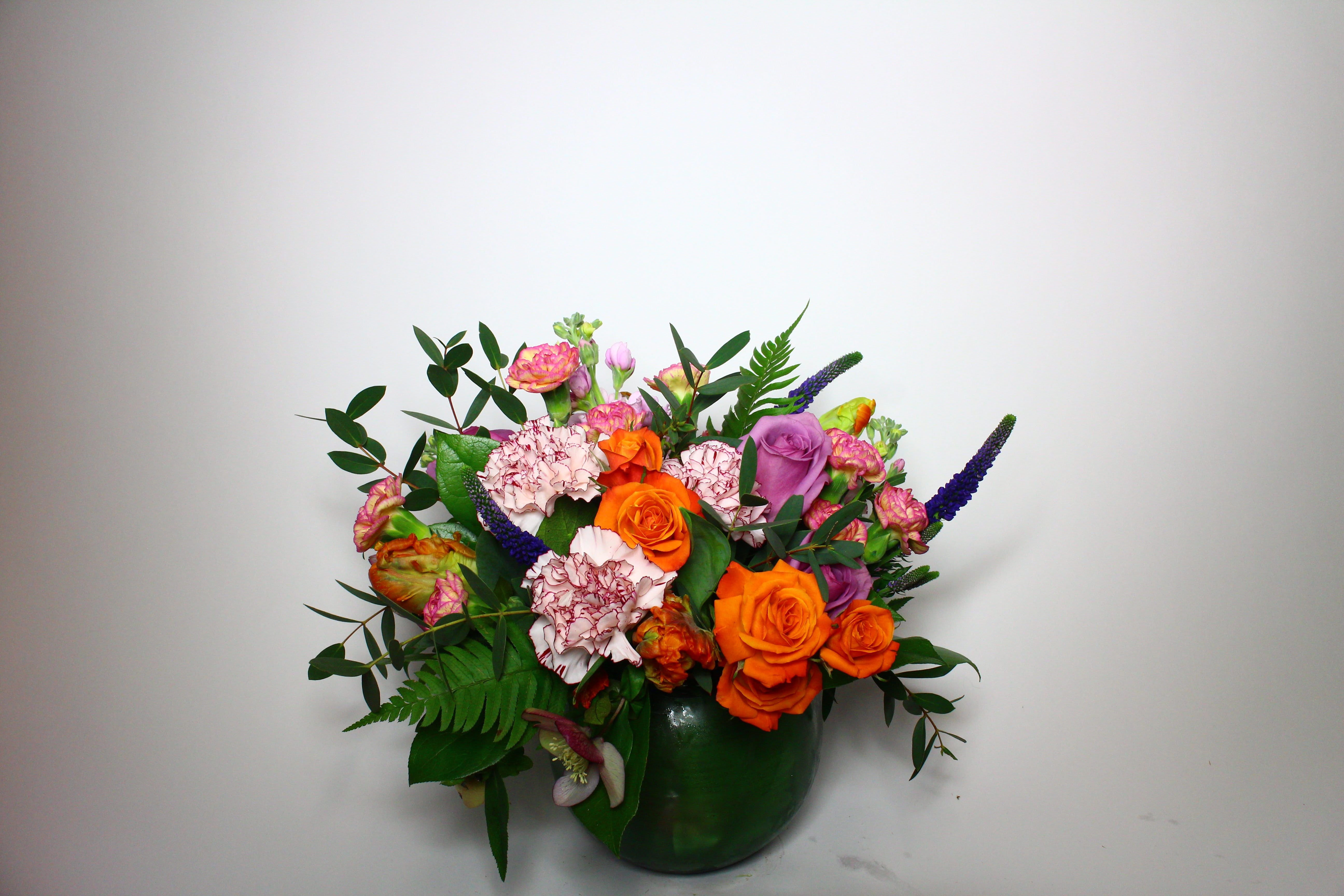 Tequila Sunrise - low and vibrant this will fit great on a coffee table in a bright home