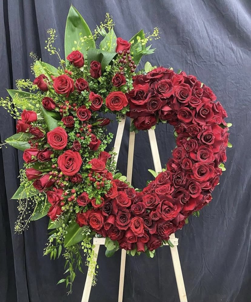 love for ever -  standing hearth  custom made Roses