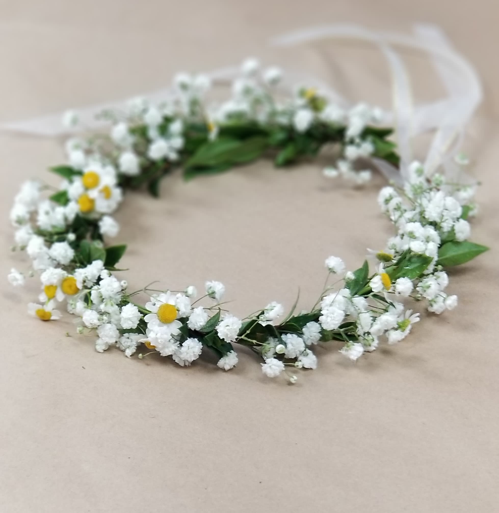 Flower Crown - Fresh flowers crown for any occasions