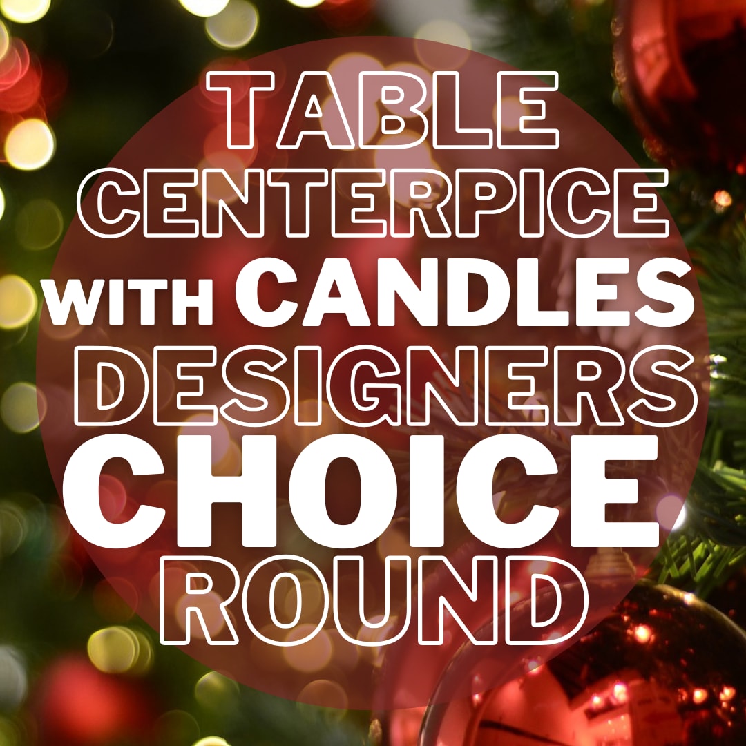 Holiday Centerpiece - Round - With Candles - Leave the Work to Us! Let Our Designers Use Their Years of Experience to Make a Beautiful Table Centerpiece Arrangement for You or Your Loved One To Enjoy This Holiday!  Round Centerpiece - Includes Candles  Please Note: Caution! Do Not Leave Burning Candles In Arrangement Unattended!