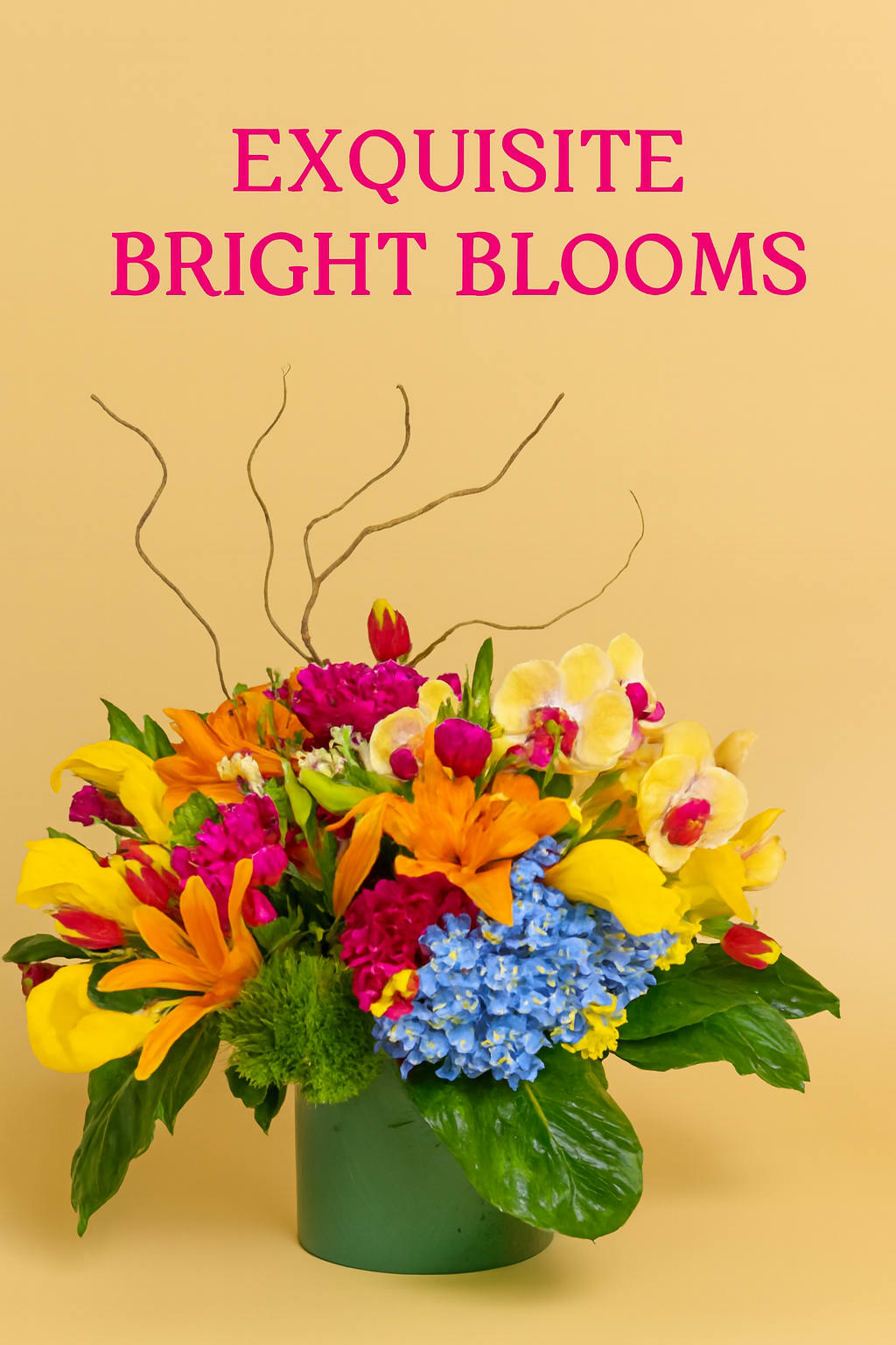 Exquisite Bright Blooms - A stunning display of premium, exquisite bright seasonal blooms.