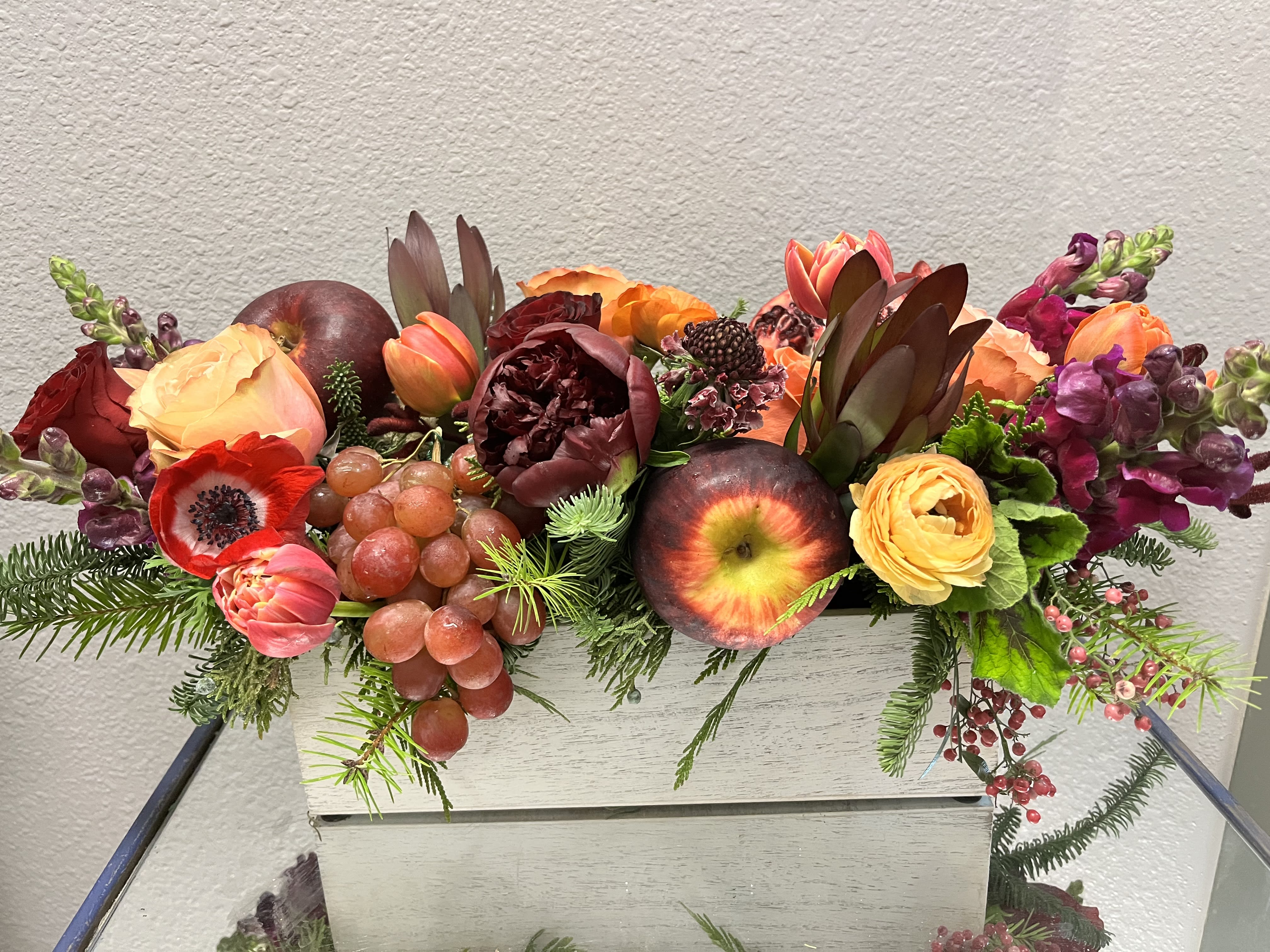 garden of Fruit  - beautiful arrangement with fruit and flowers
