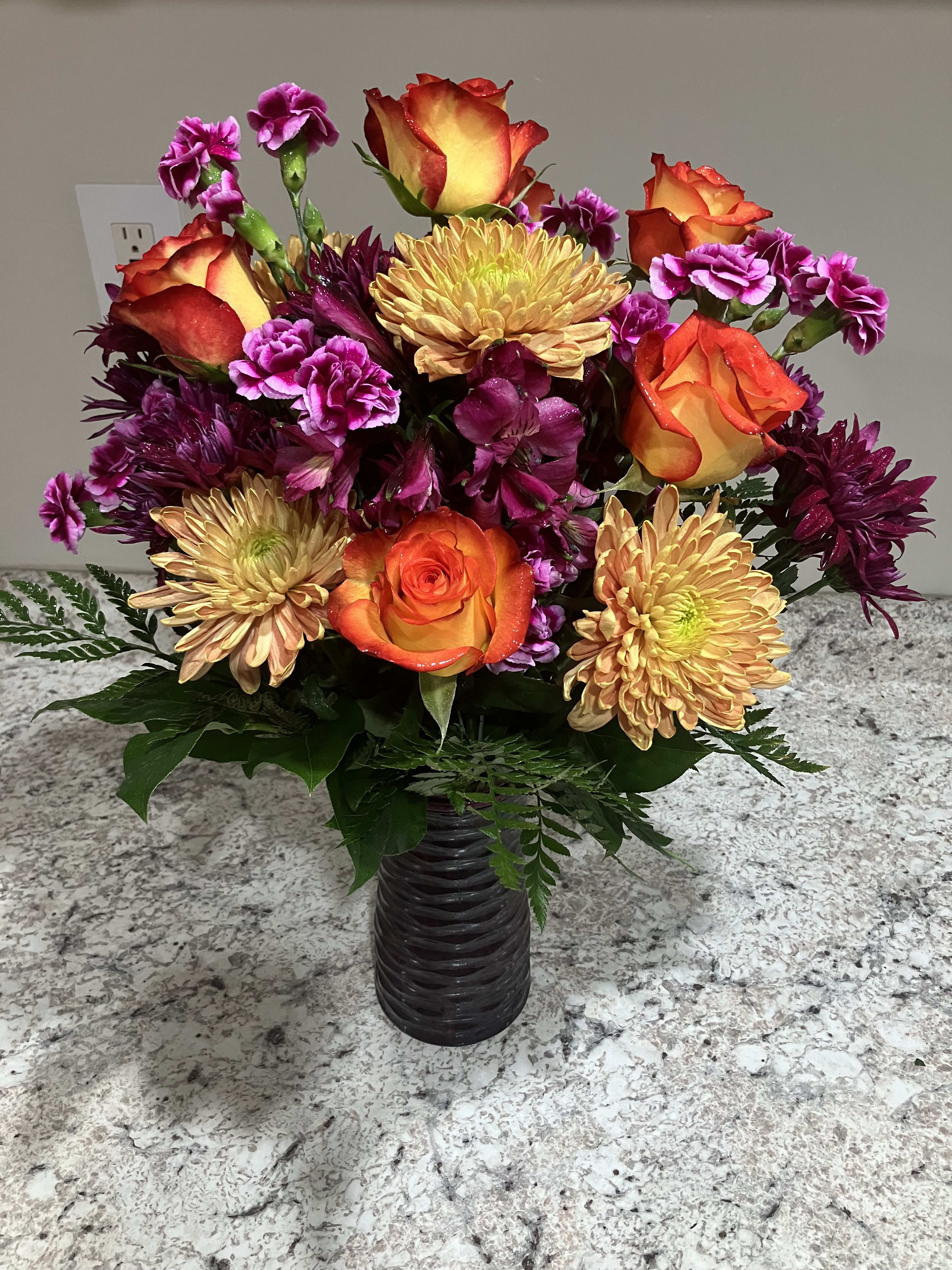 Autumn Sunset - A beautiful blend of fall colors for any occasion.