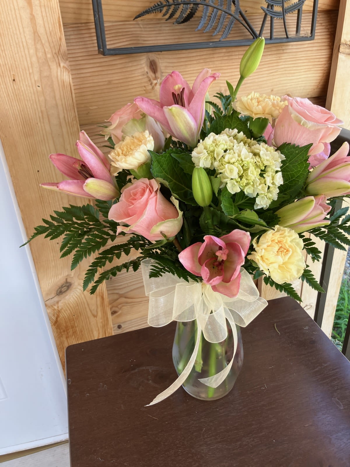 Posh - A delicate pink arrangement.