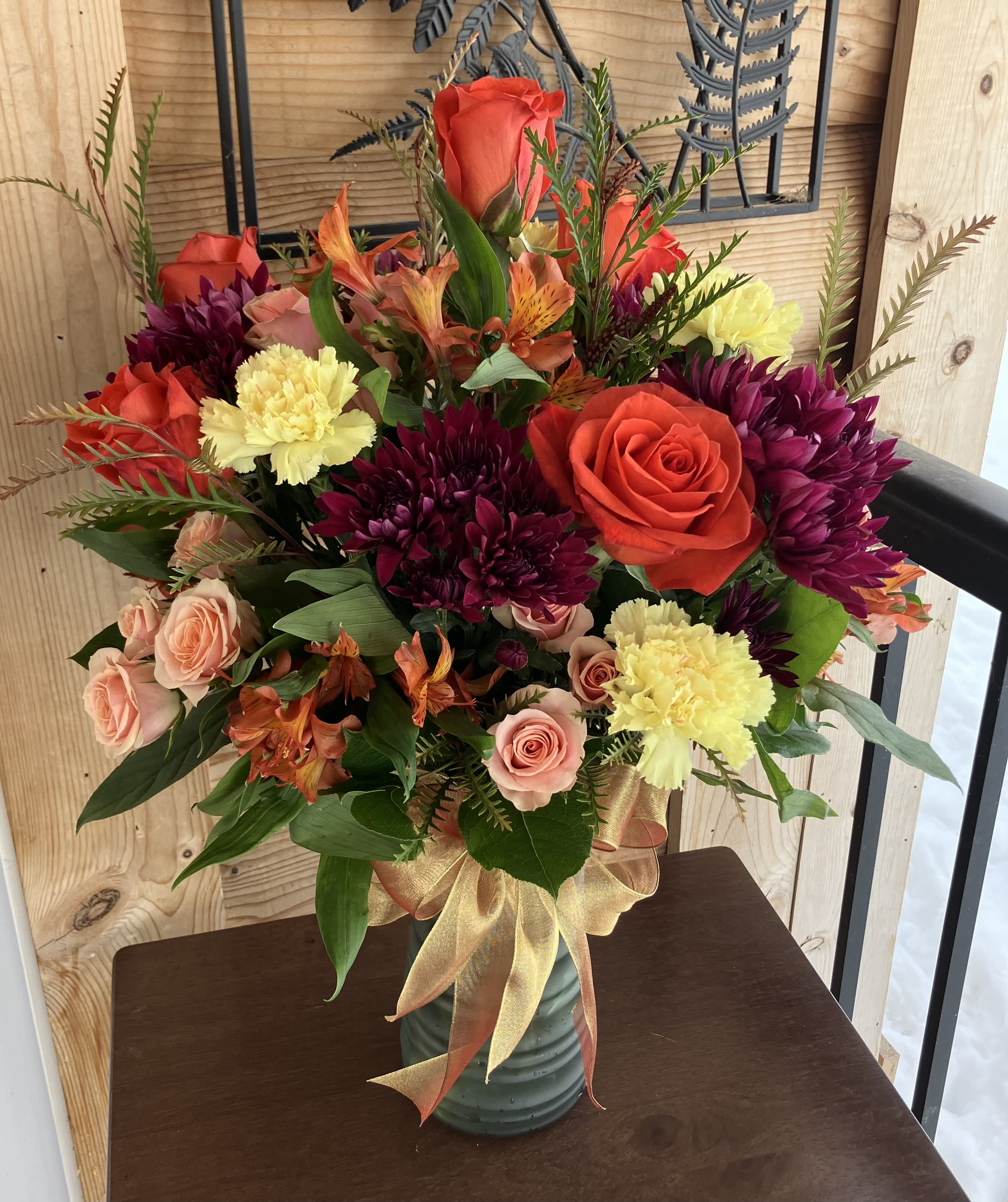 Summer Blaze - A beautiful fiery arrangement.