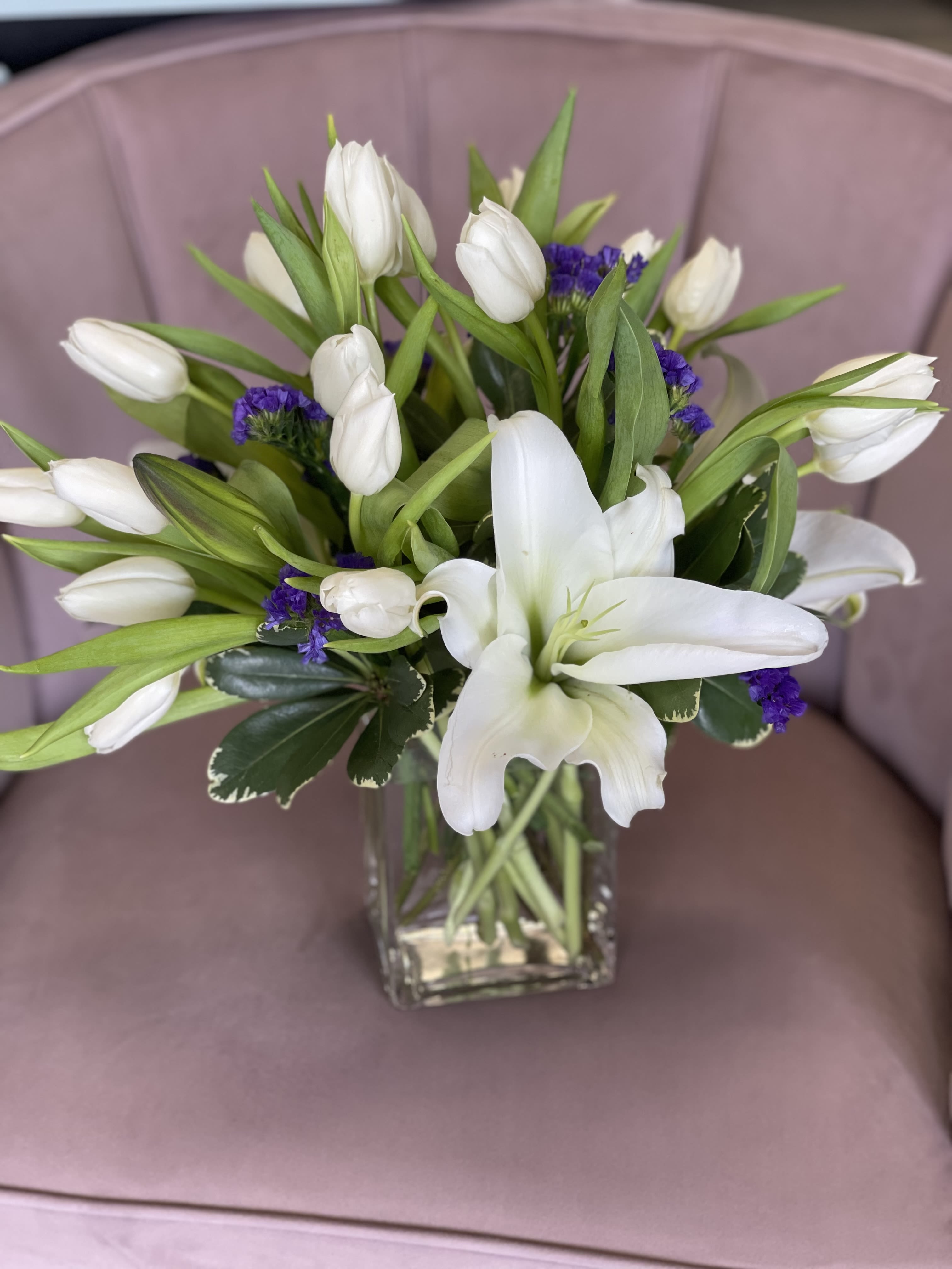 Spring is coming  - A delicate arrangement of tulips to welcome in the spring season 