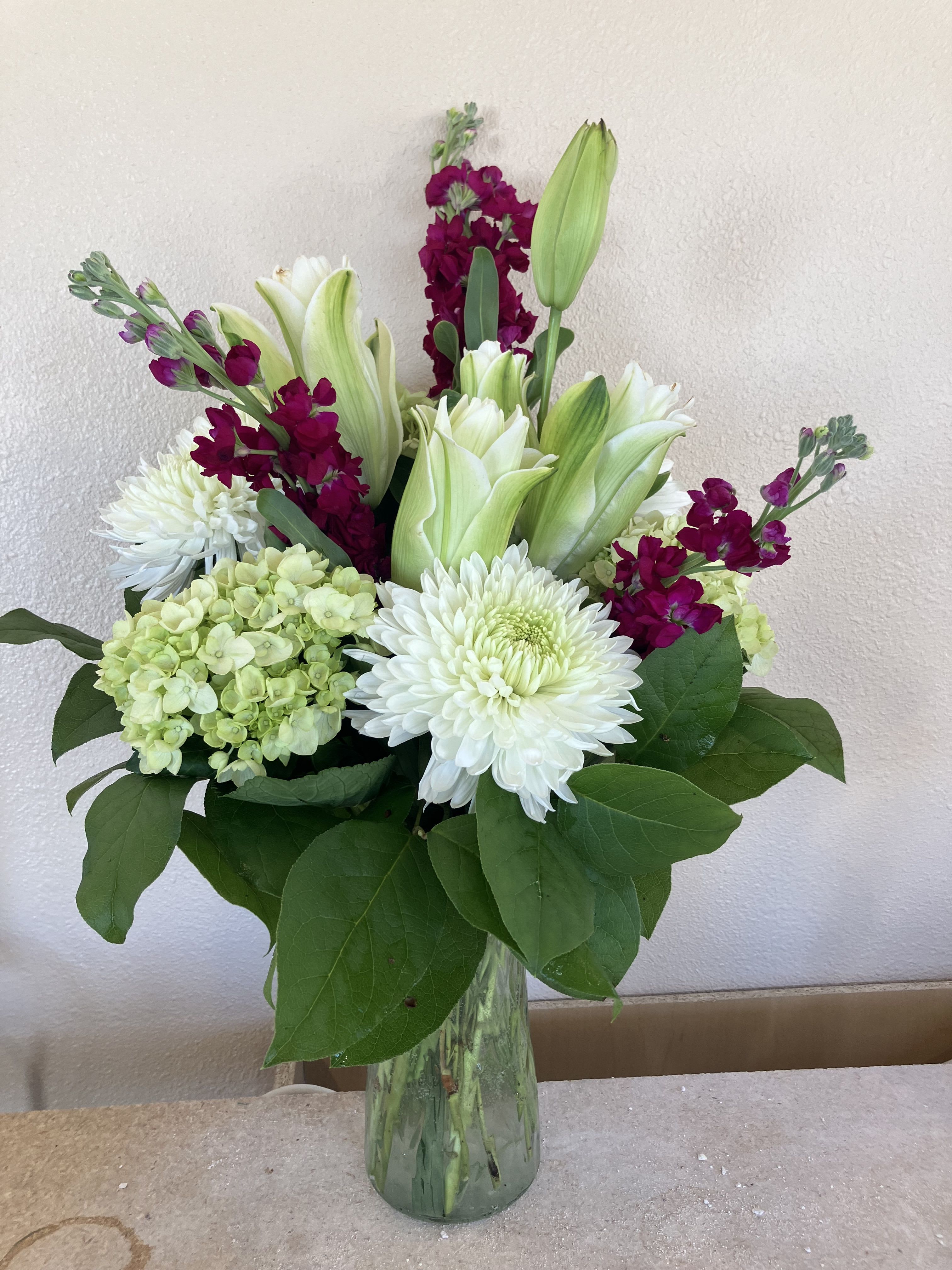 Magenta Magesty - Elegant Wintery arrangement