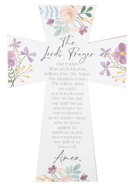 Add-On; Cross Wall Decor with Prayer - Cross Wall Decor with Prayer - Please make selection at checkout  Crosses are available as an add-on item only and must be ordered in conjunction with any other product on our website to meet the $55 order minimum for delivery.  Please note that cancellations are subject to a 10% processing fee, or up to a $25 fee for all refunds processed.
