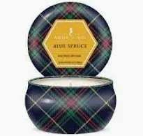 Blue Spruce 4oz Aqua De SOi Candle Tin - Grounding and cool with a touch of wildness, Blue Spruce evokes crisp alpine mornings and endless evergreen trails. The bold, resinous edge of blue spruce meets the earthy calm of mountain cedar, creating a scent that’s fresh, woodsy, and quietly powerful. Like nature’s reset button, in candle form.  These candles are designed to be enjoyed for an Approx 45 Hours Burn when properly cared for. The combination of our high-quality raw materials, blend of soy and vegetable wax, and our pure cotton wicks ensure that our candles will perform for an extended period of time.