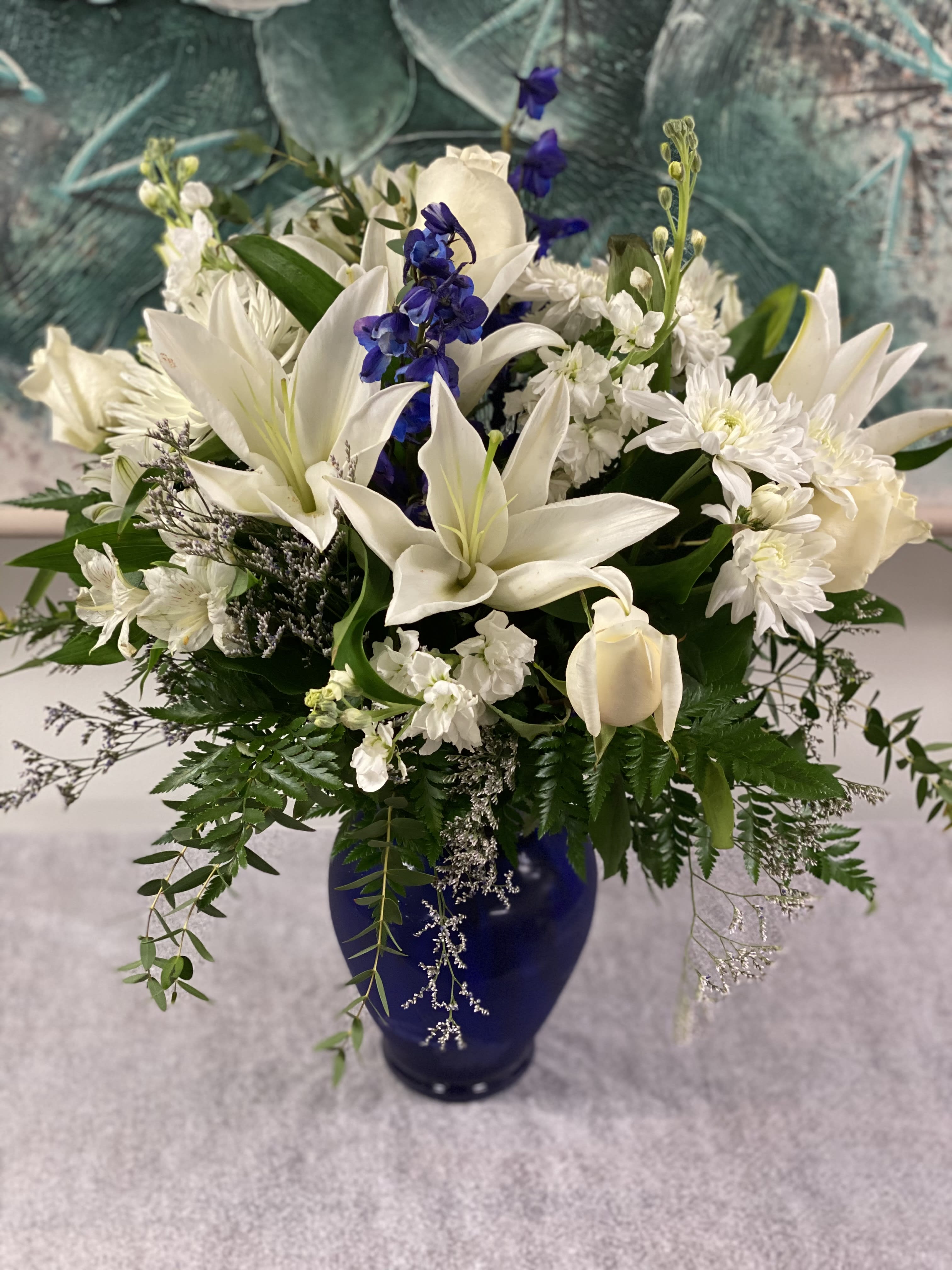 Cherished Love - Blue and White - Cherished Love - Blue and White