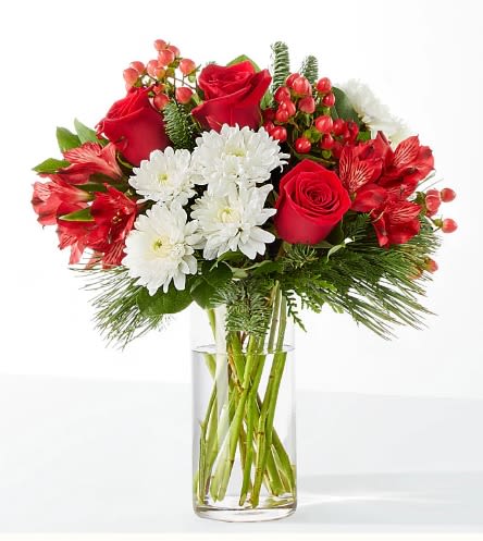 Letters to Santa Bouquet - Whether you're sending these as far as the North Pole or just next door, the blooms of our Letters to Santa Bouquet are sure to enchant and delight.