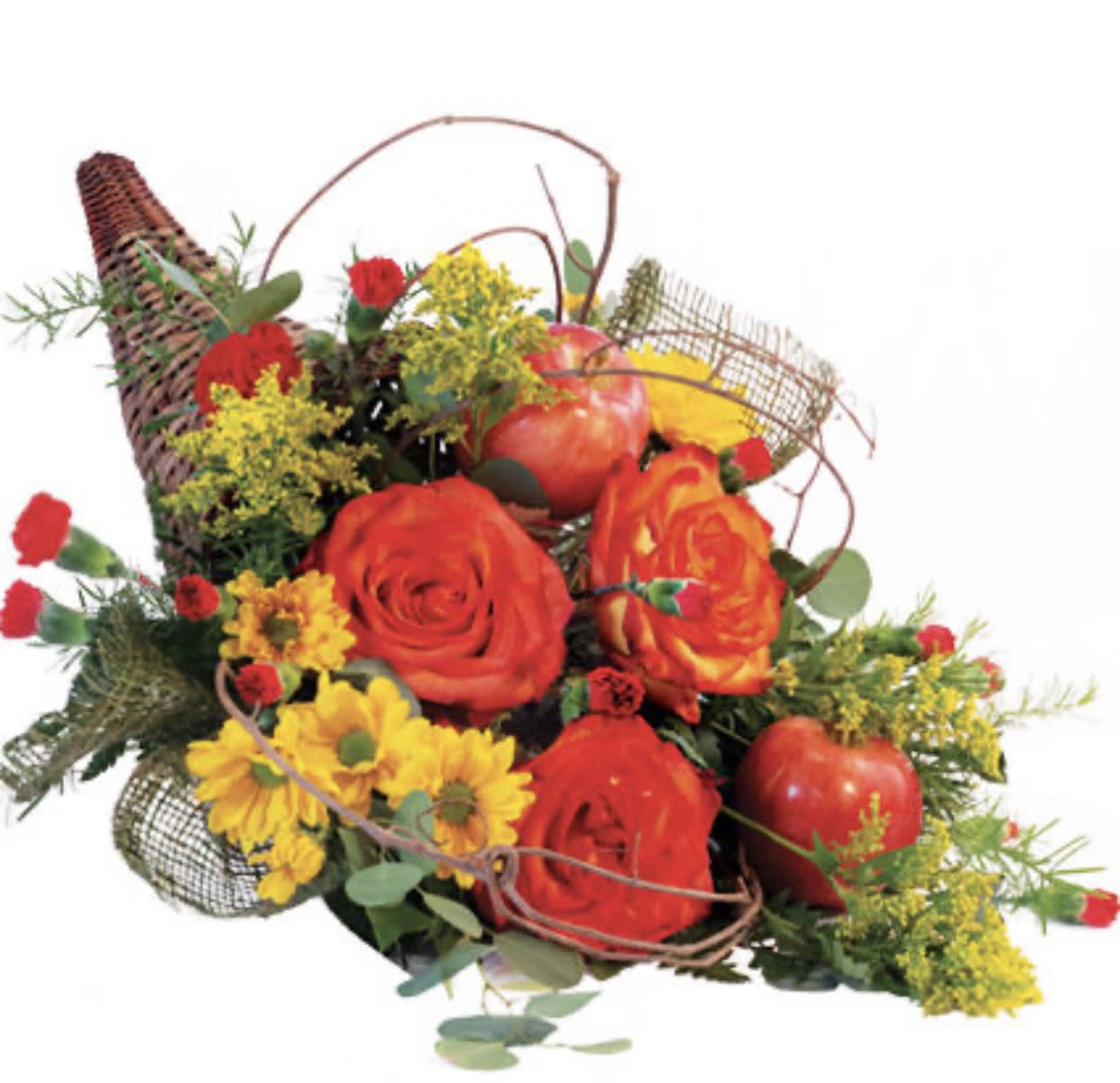 Fall cornucopia - Fall color mix flowers