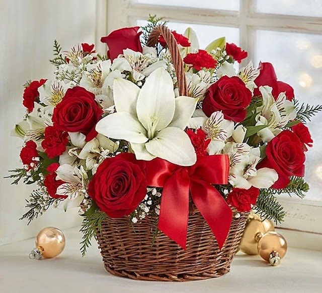 holiday basket - festive gift