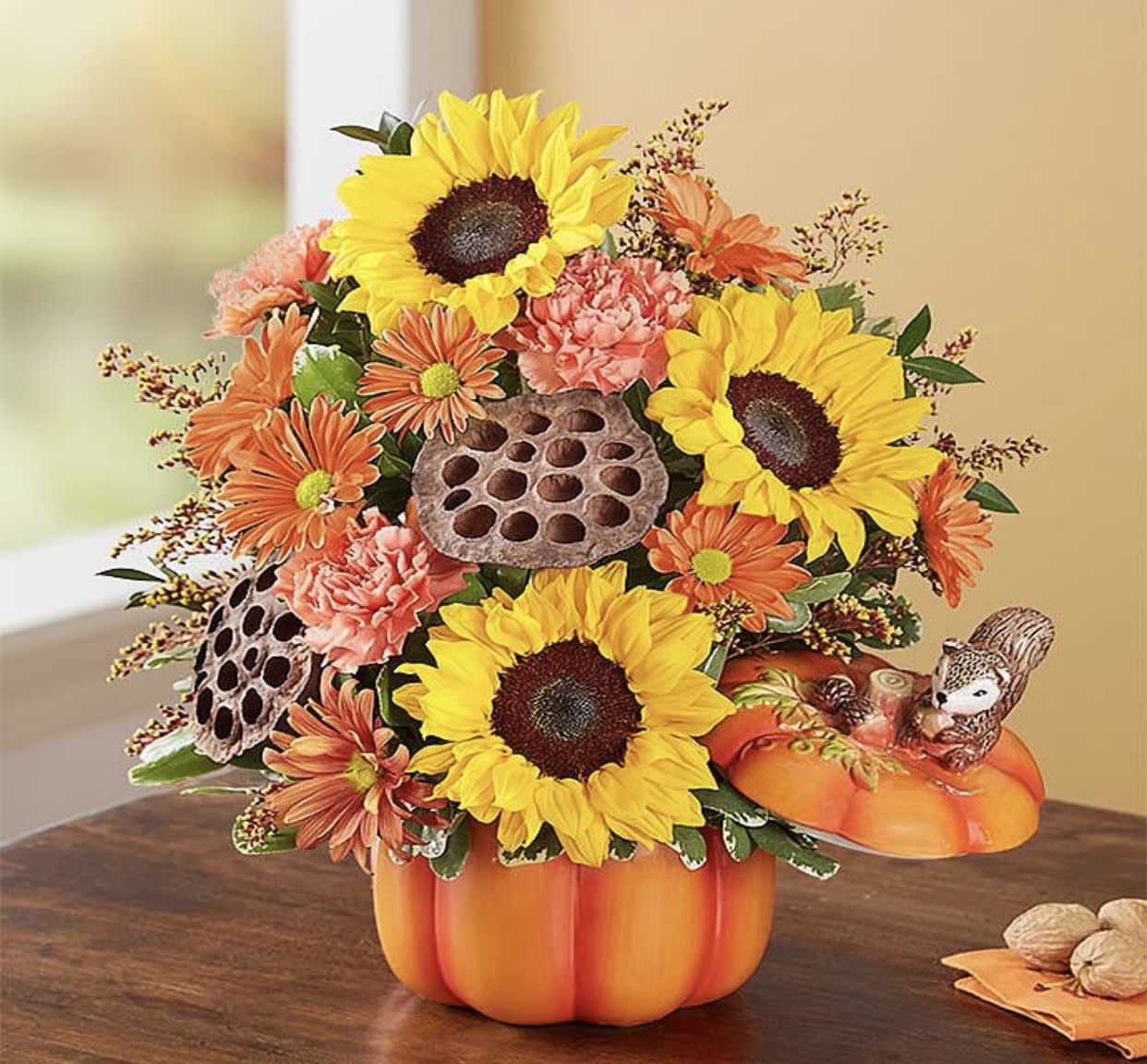 Pumpkin sunflowers - Sunflowers and daisies