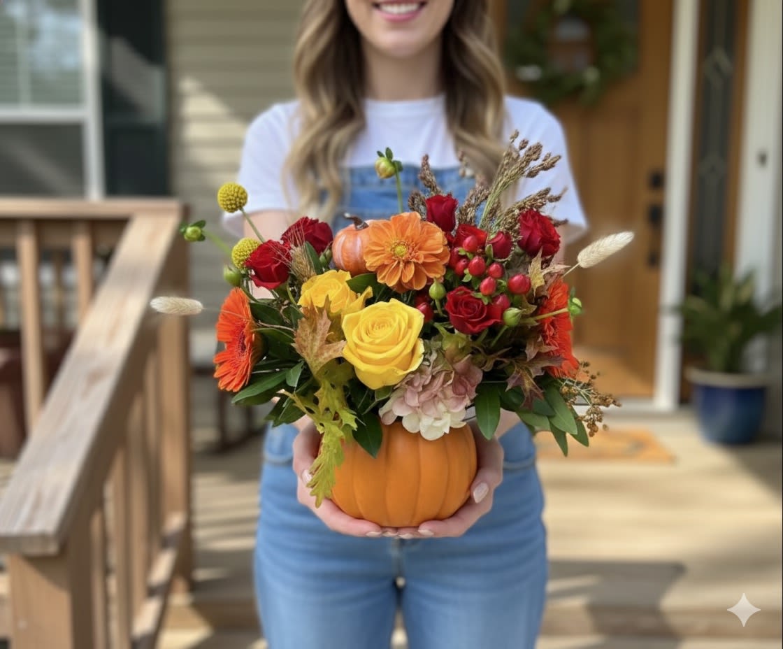 Happy Fall  - Autumn centerpiece 