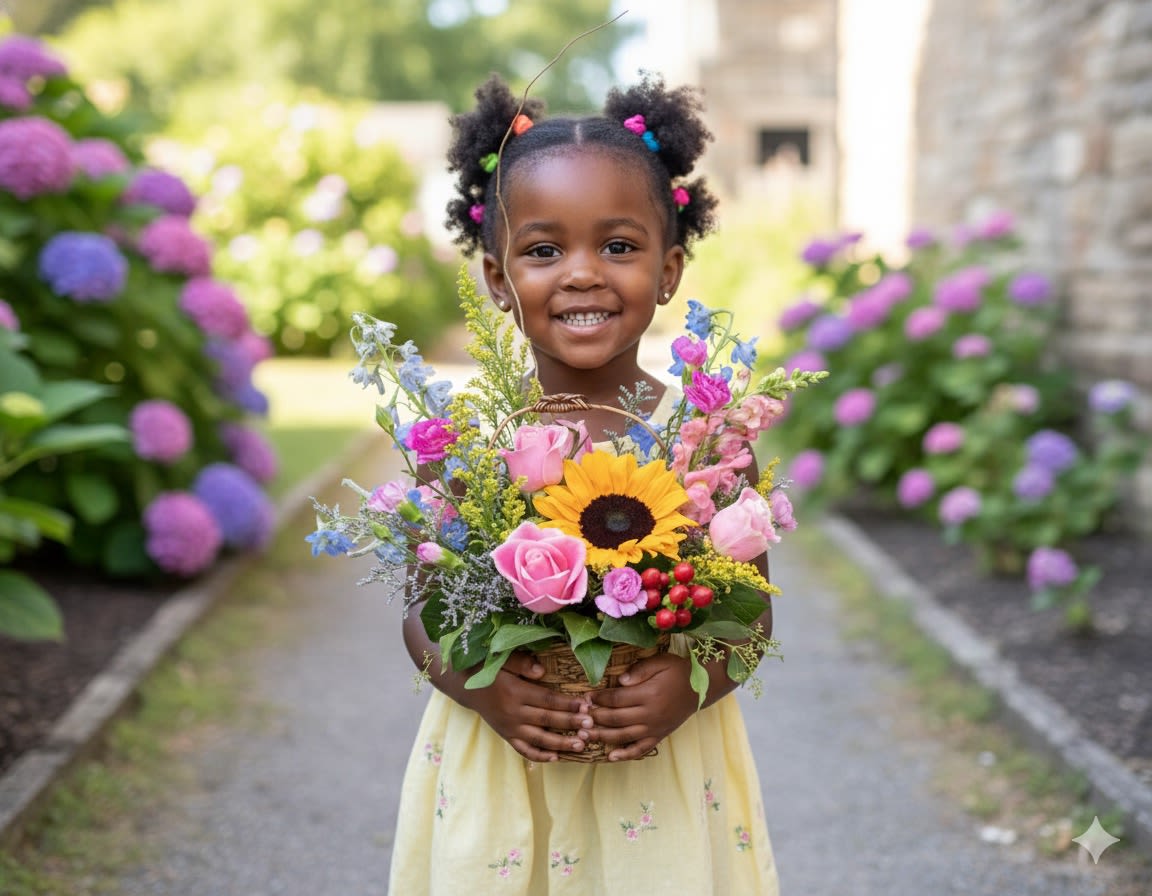 Basket of smiles - Elegant 