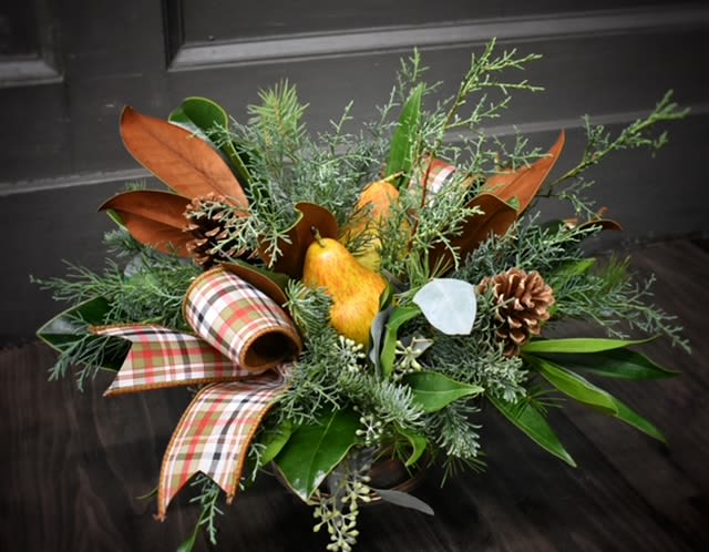 Winter's Bounty - Available for Local St. Cloud, MN Delivery Only - A colorful Christmas arrangement sure to wow the hearts of your loved ones.