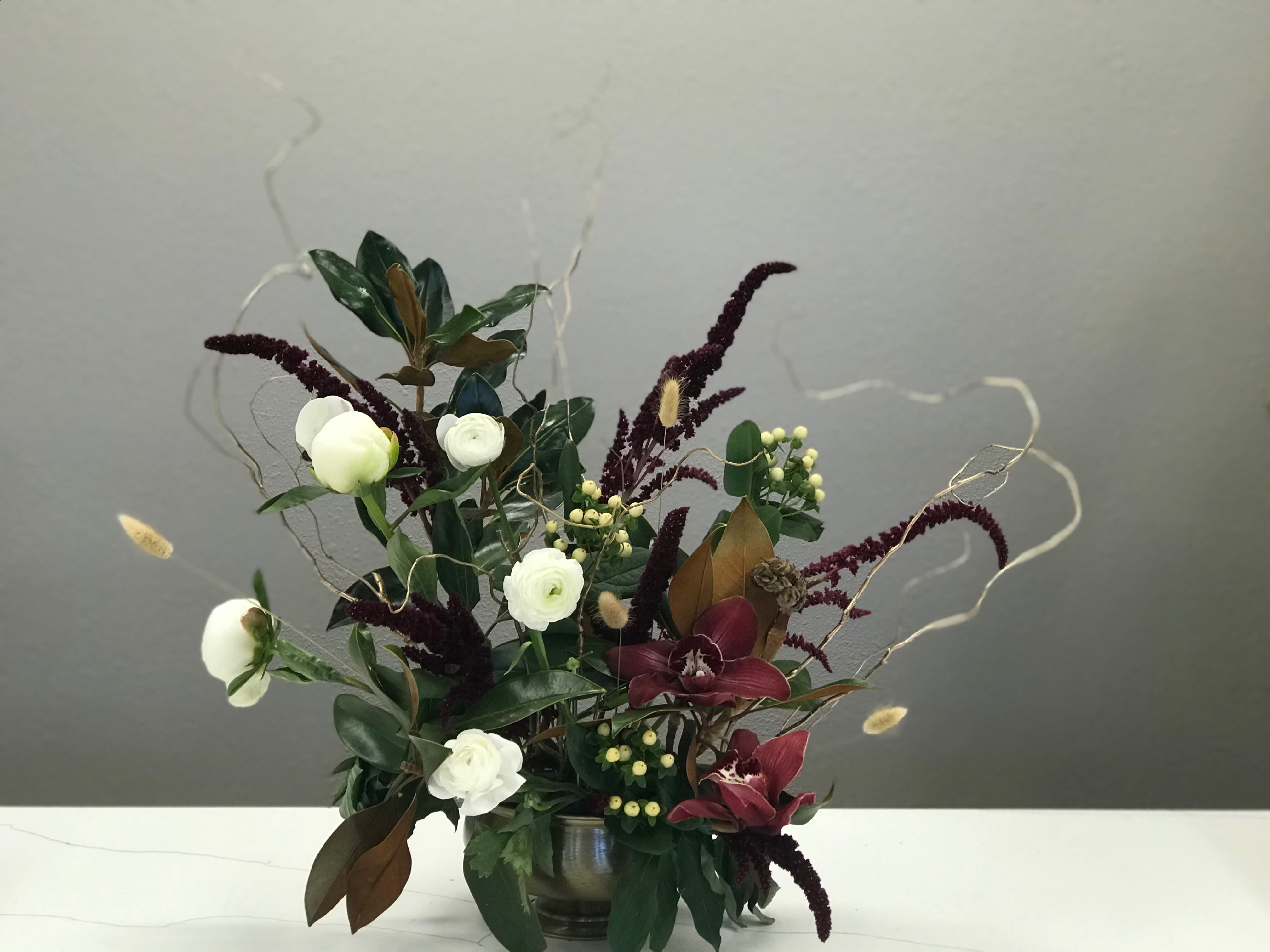 Magnolia Berries  - This elegant yet wild show stopper is what Christmas dreams are made of. Gift to yourself or a loved one to ring in the holiday season. Merry December!!