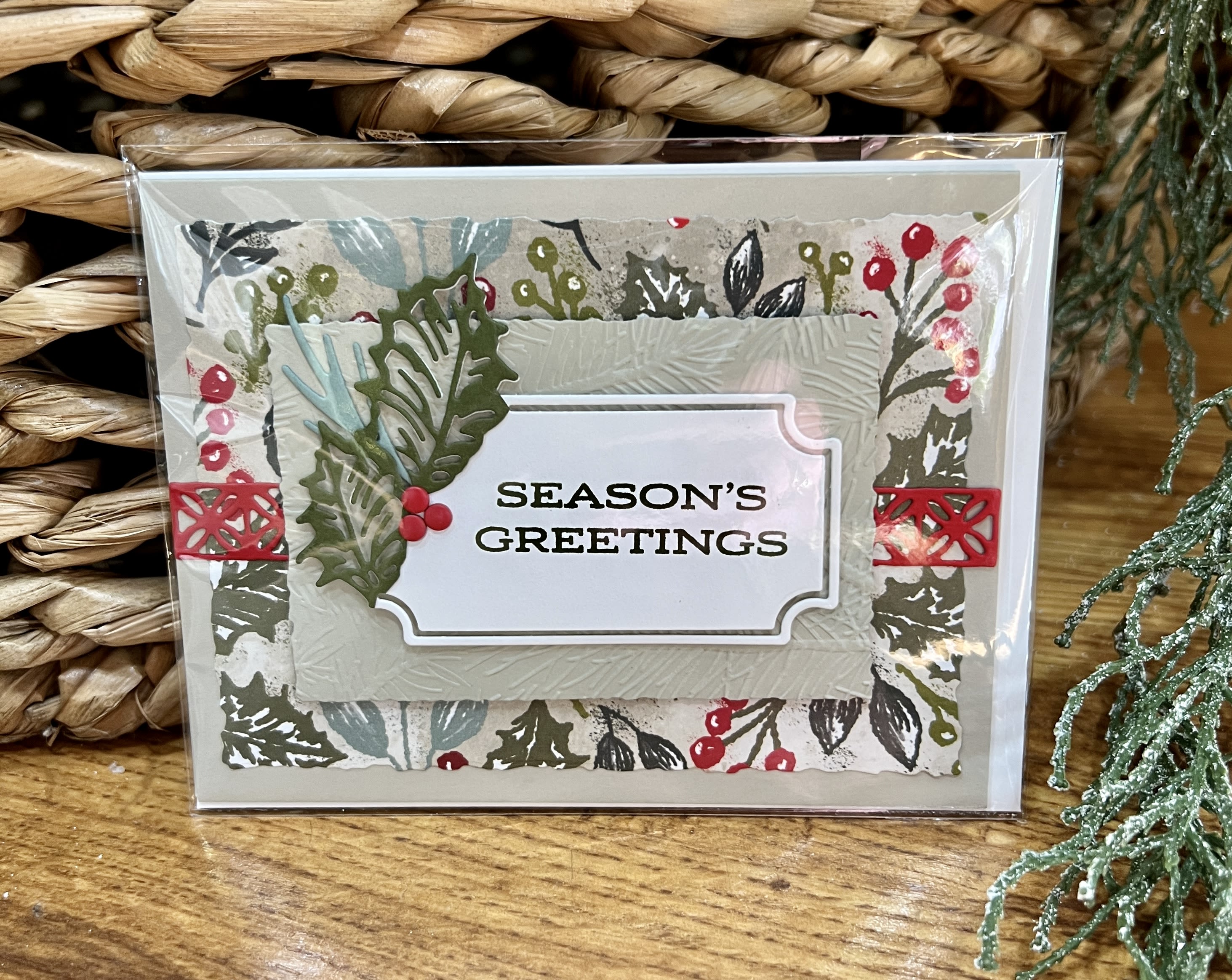 Hand-Made Greeting Card! - Your message will be hand-written to compliment your gift.  Card may vary from picture shown.