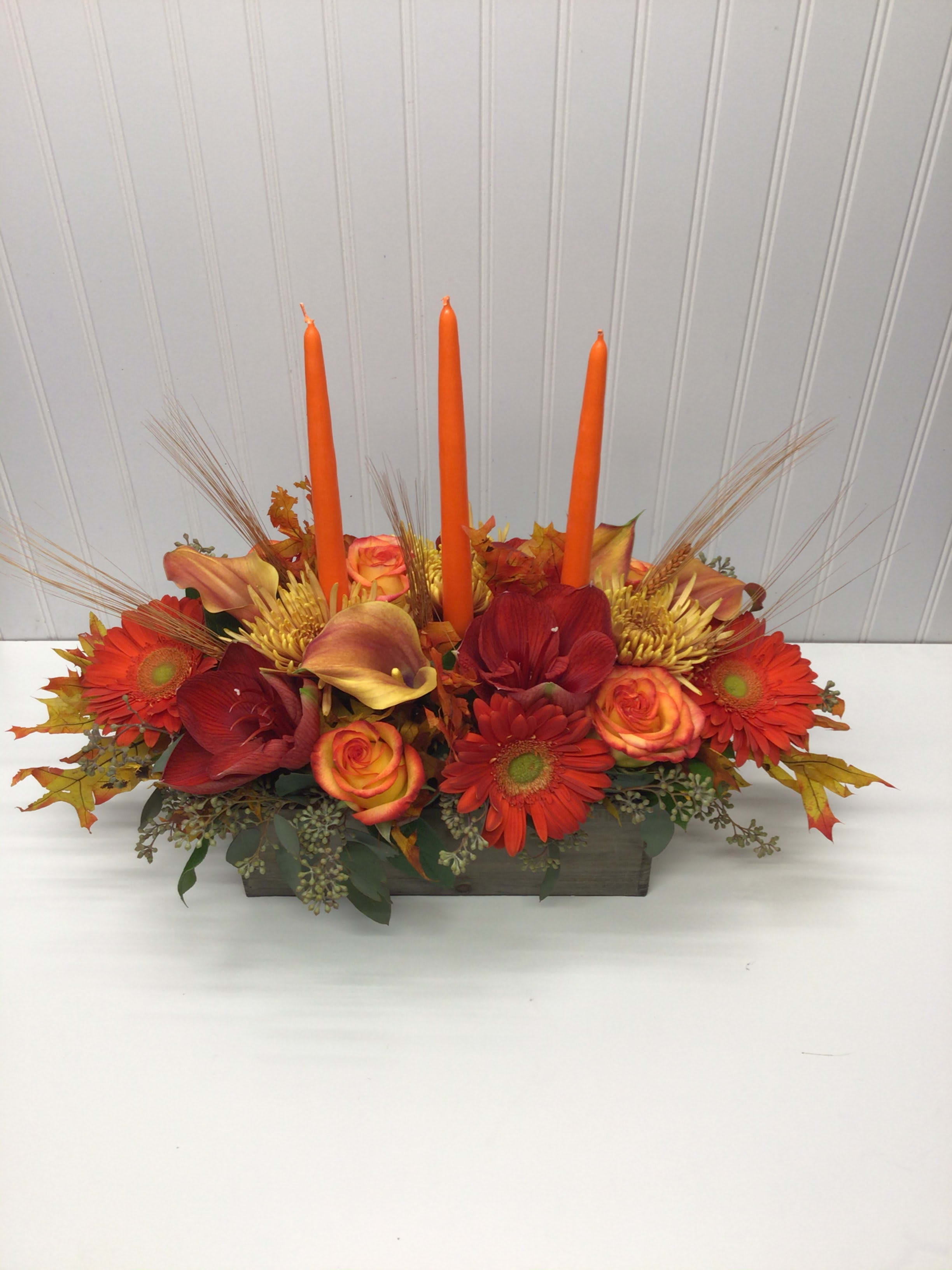 Cozy - A beautiful centerpiece perfect for a family dinner