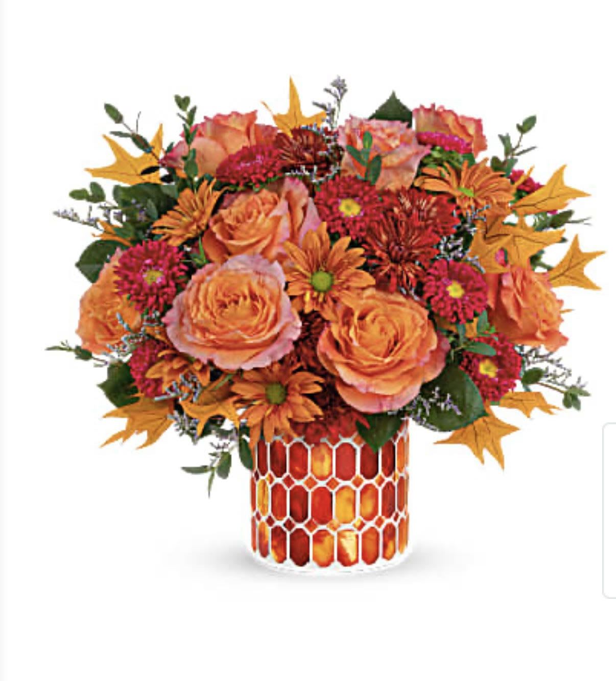 RADIANCE BOUQUET - BEUTIFUL RADIANCE BOUQUET PERFECT FOR U HOLIDAY WITH MOSAIC VASE