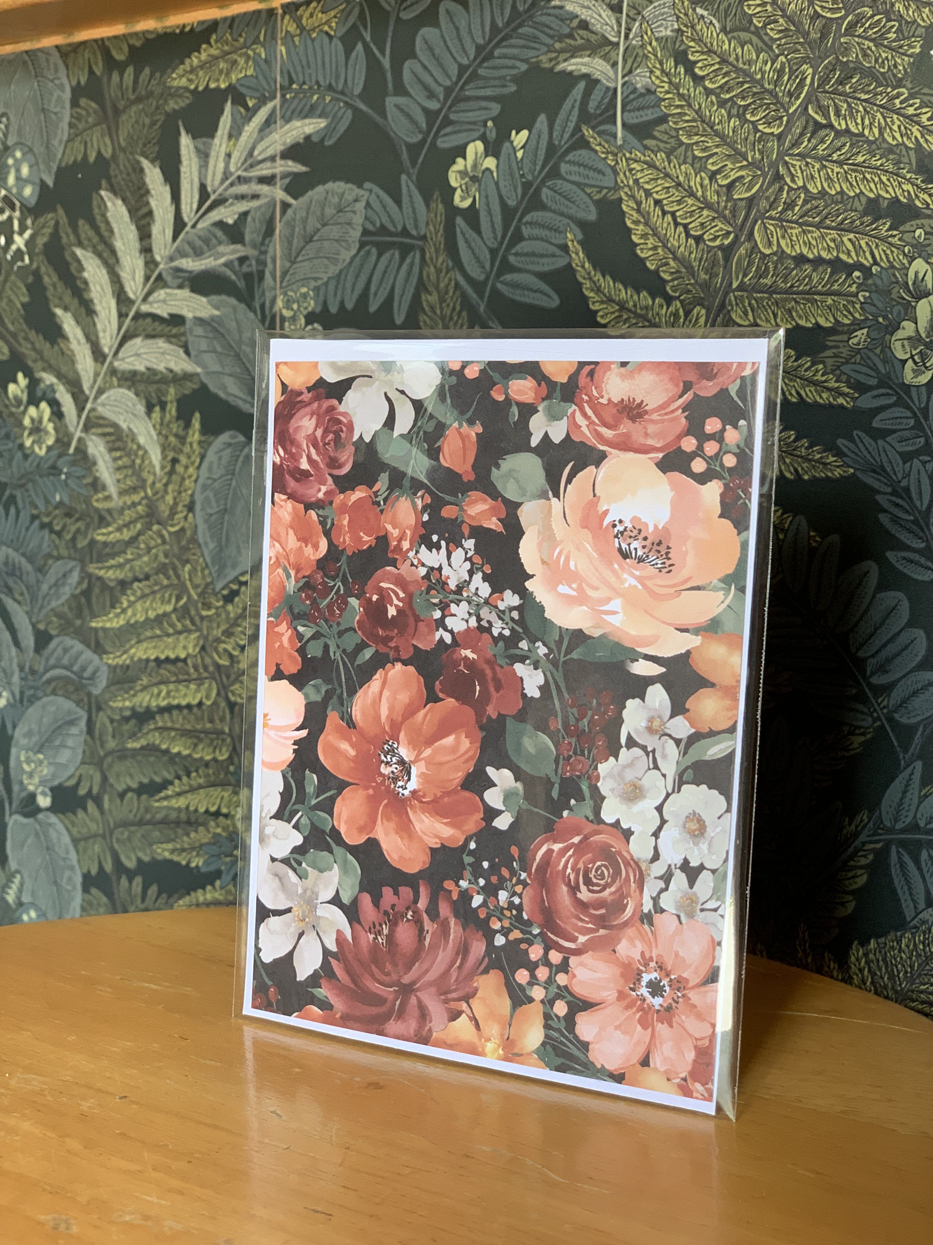 Blank Card #14 - Greeting card perfect for any occasion. Blank inside. Envelope included.   Size: 4 1/4" x 5 1/2"