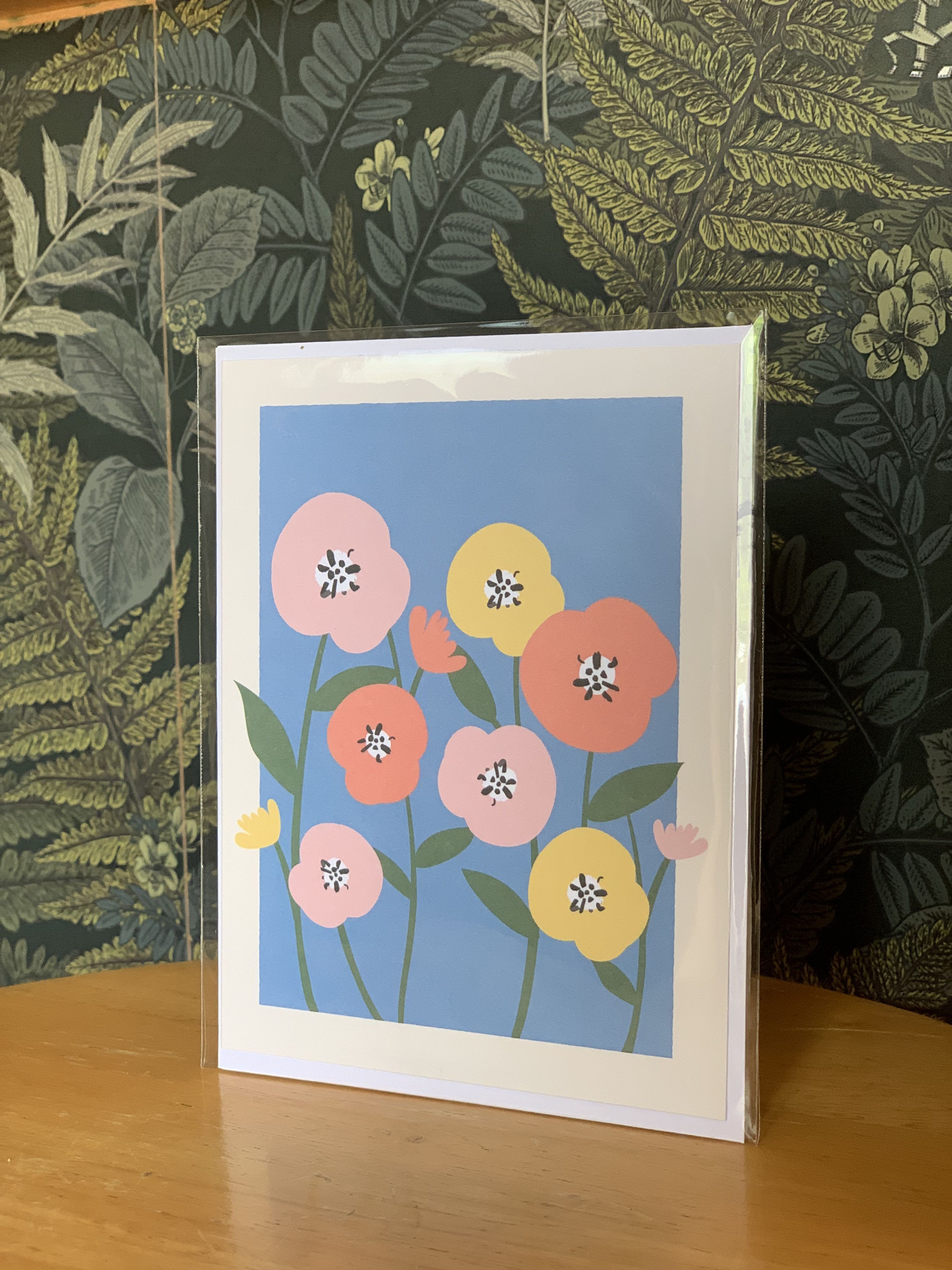 Blank Card #22 - Greeting card perfect for any occasion. Blank inside.   Size: 4 1/4" x 5 1/2"