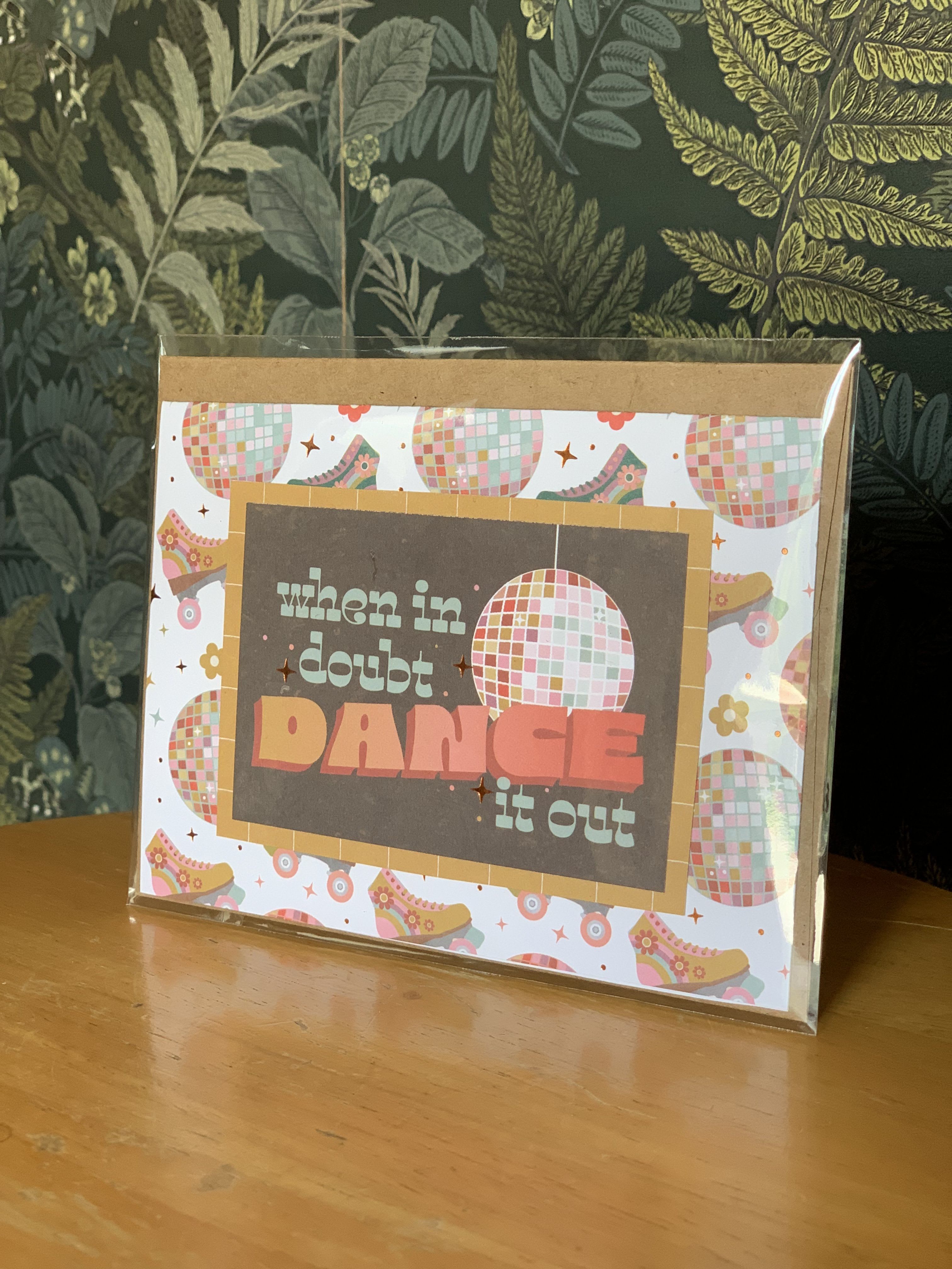 Handmade Card - Small (Assorted) - Handmade card by Marian. Assorted designs, pictured cards are for example purposes and will vary. We will select the card that best suites your occasion. Envelope included.  Size: 4 1/4" x 5 1/2"