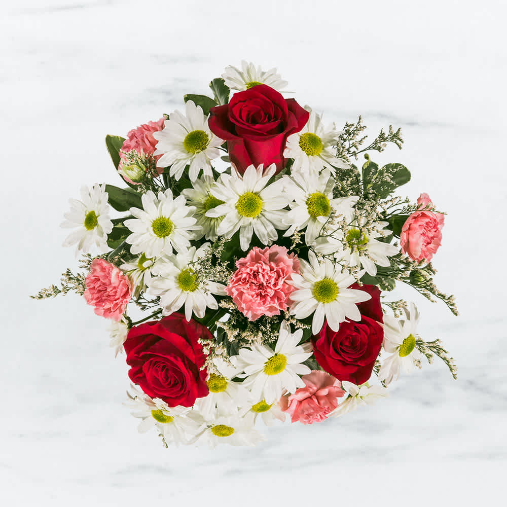Boldly Bashful - This bouquet is a sweet way to show someone you care. Boldly Bashful by BloomNation™ is a great gift for Valentine's Day or Birthday.   