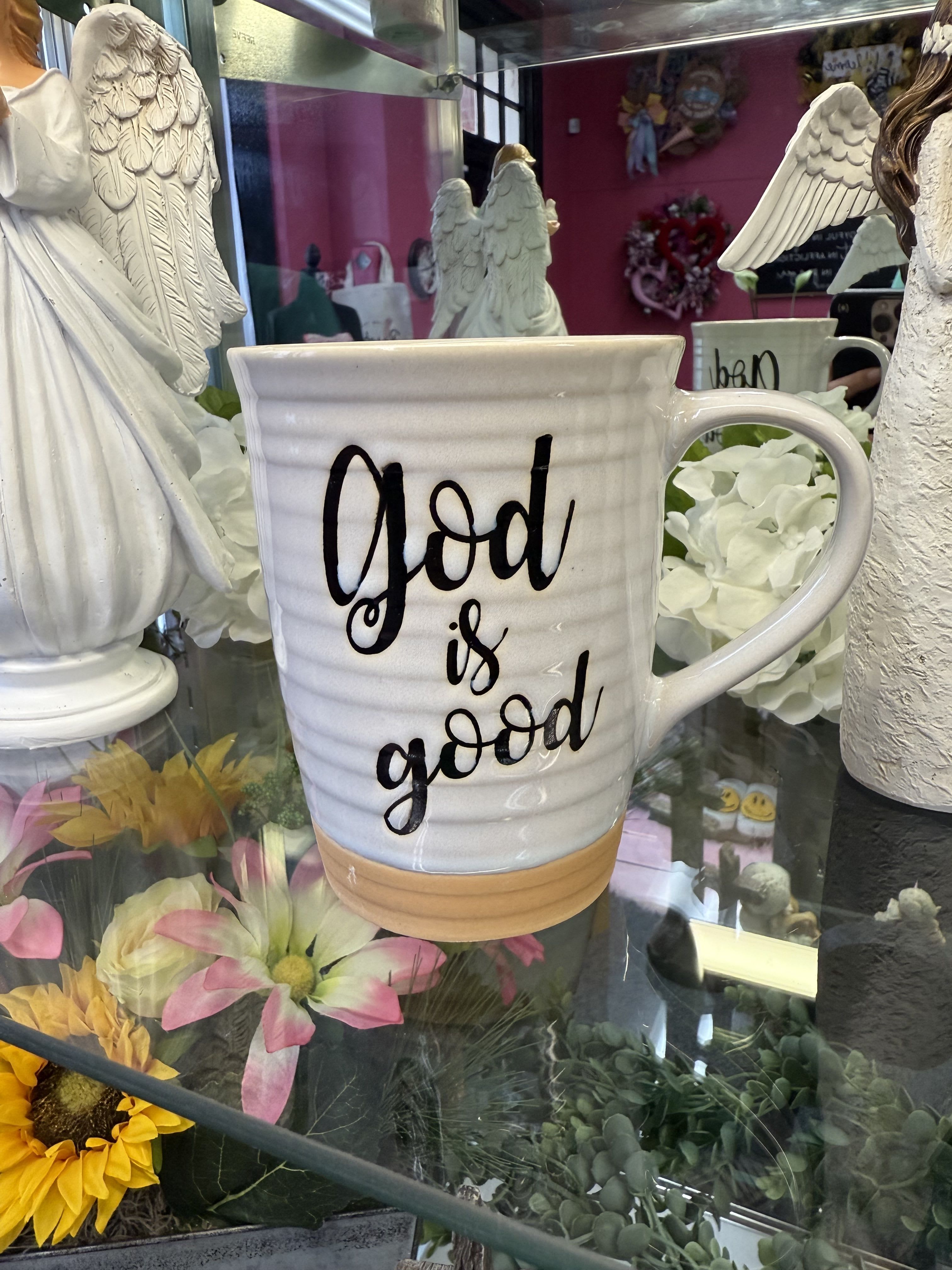 God Is Good -- Coffee Mug - God is Good! Yes he is! Dishwasher &amp; Microwave Safe