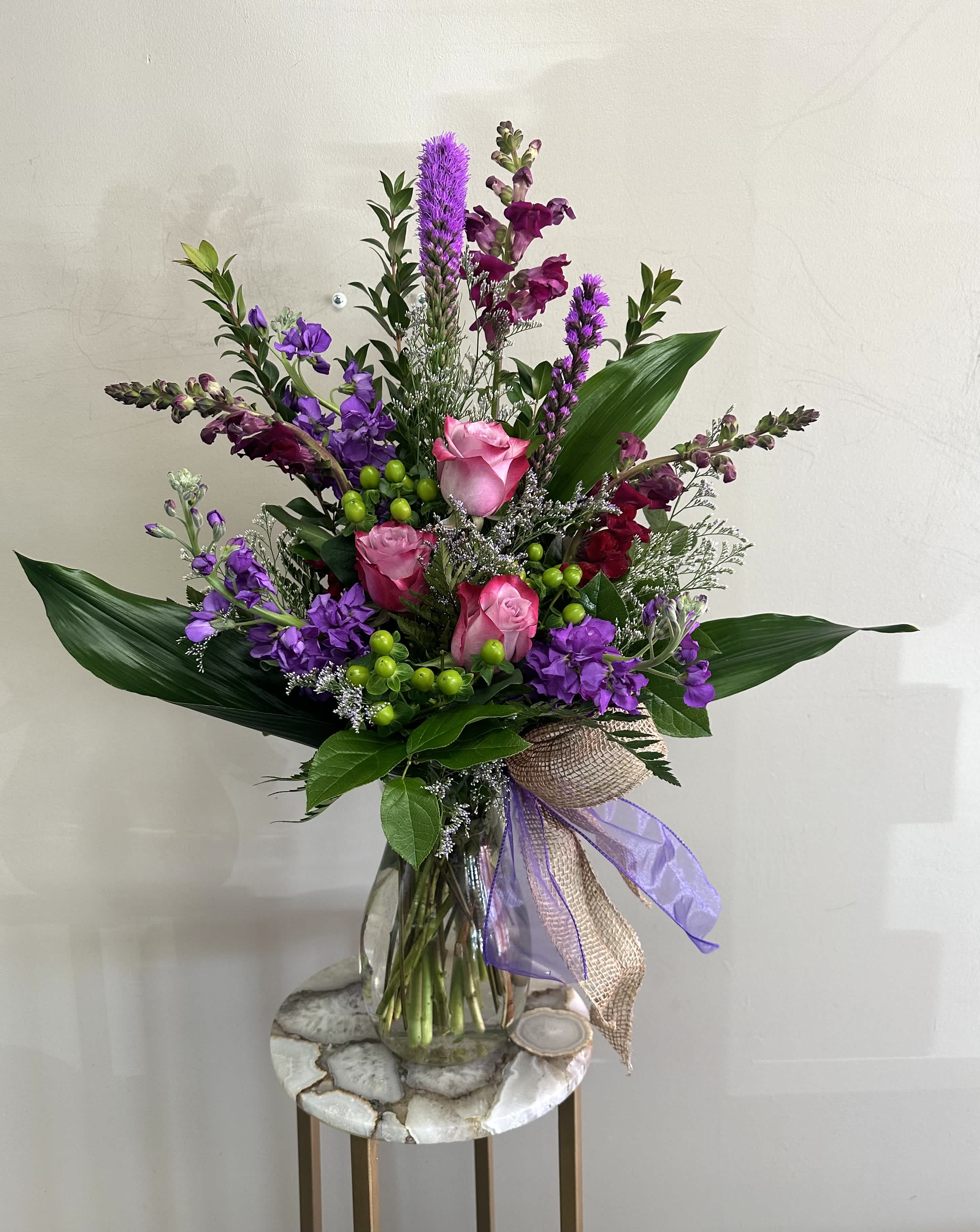 Purple Reign  - The perfect mix of flowers for the purple lover in your life!