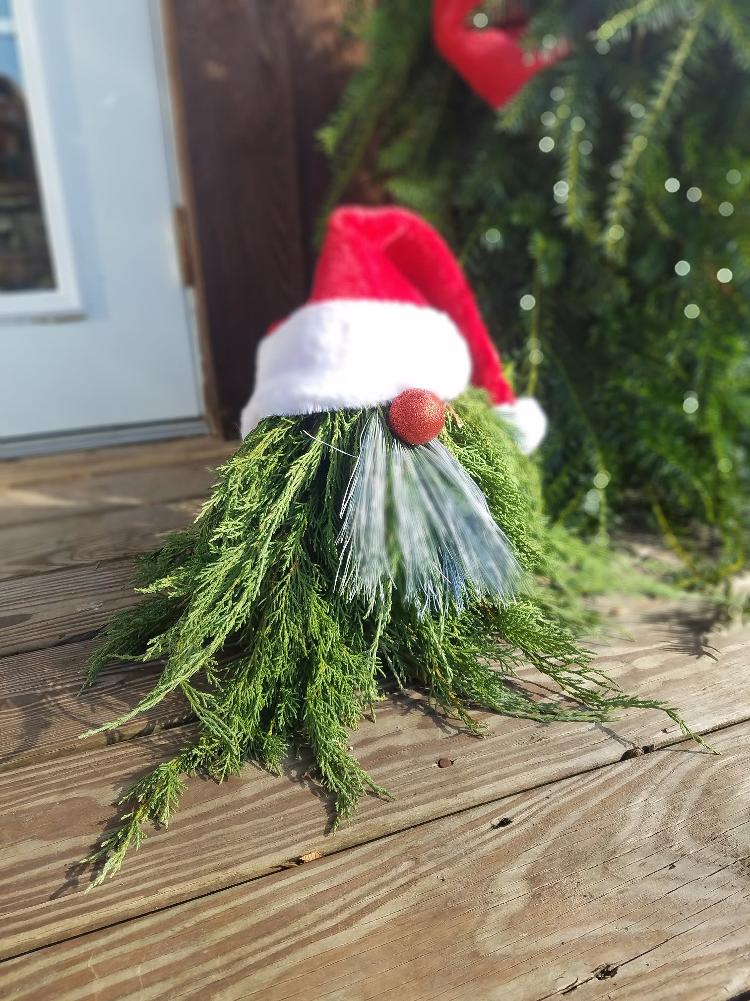 SALE: $35 Christmas Gnome - Small - Made of fresh evergreens, they will last all season long and be sure to be a conversation piece during the holiday festivities! Black Friday Sale!