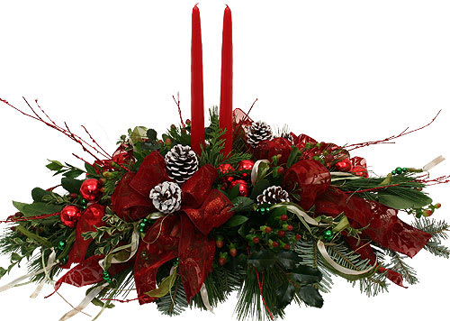 Christmas table - Christmas center piece for your table.