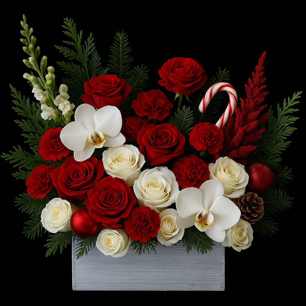 Classic Holiday Centerpiece  - Classic Holiday Centerpiece 