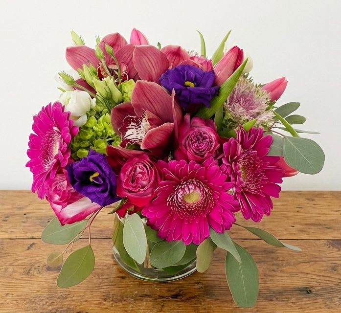 Deep Purple Holiday - A great size for kitchen island or 6-8 people table