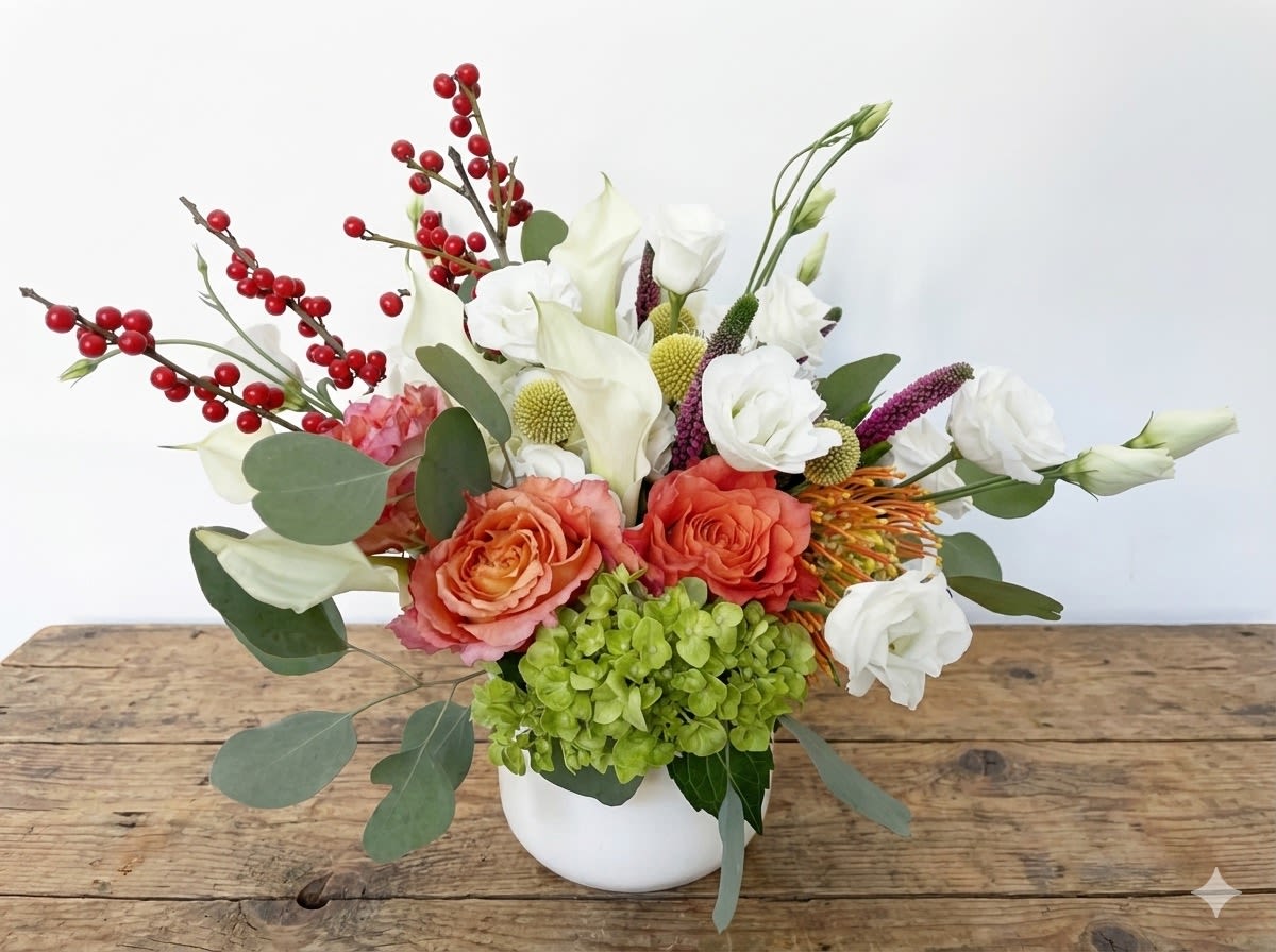 Thomas Park - A great size arrangement for the kitchen island or the dinning table. 