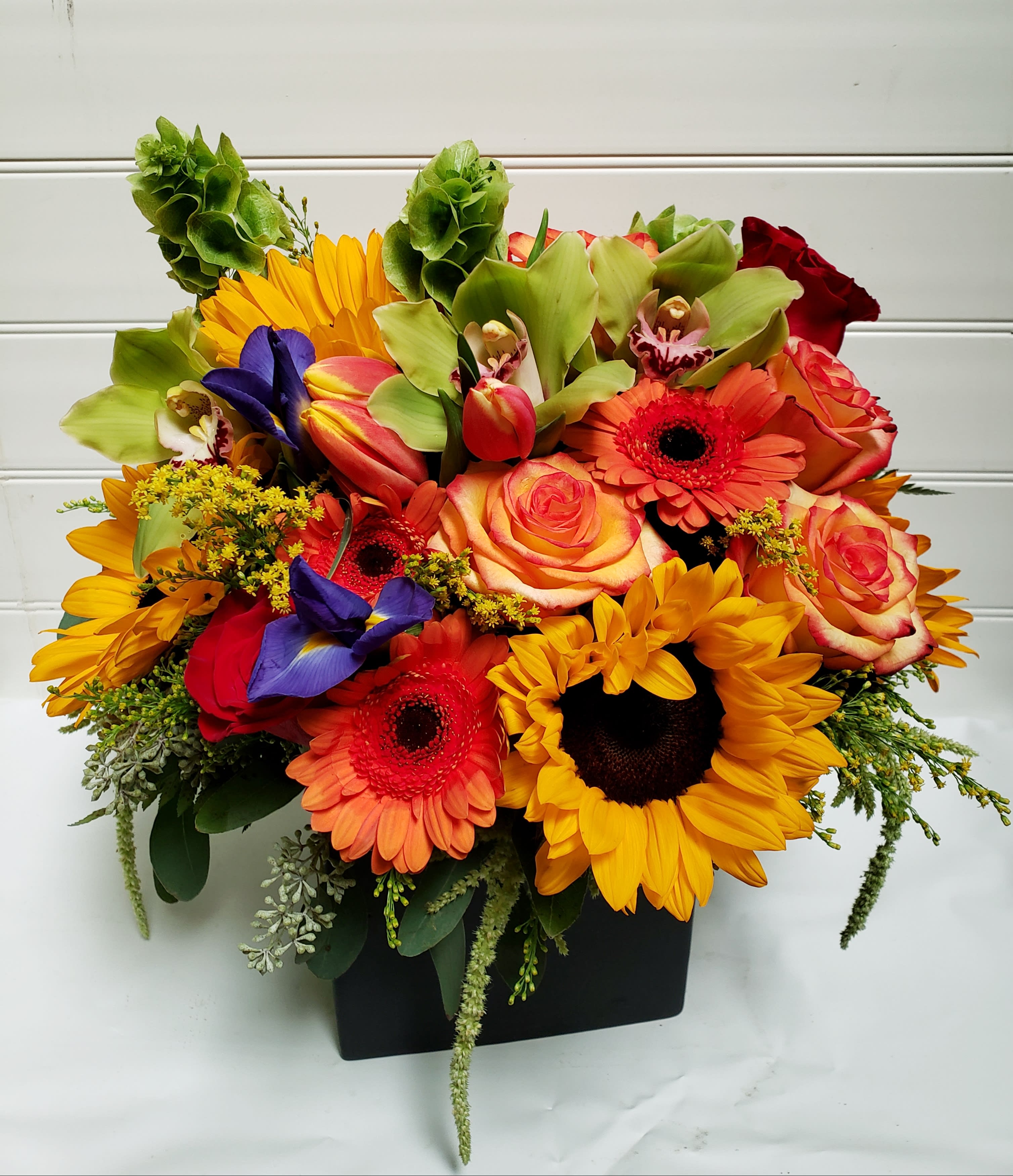 colorful Garden Bouquet #2 -  Product ID 08512D  Approximately 12&quot;W x 12&quot;H