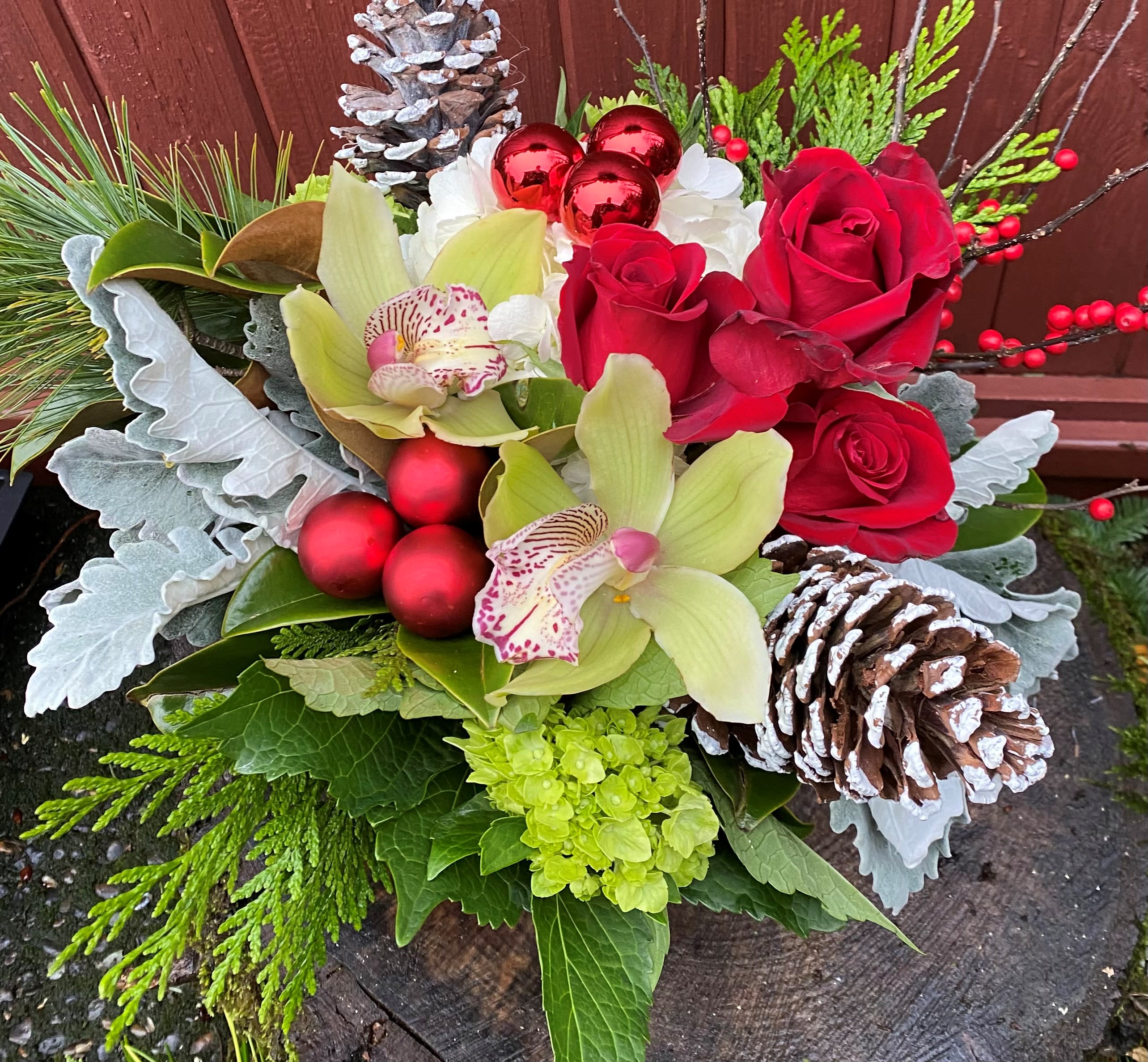 Merry &amp; Bright  - Festive and fun will deliver a smile to your face and the spirit of the season with red, greens and a bit of sparkle.