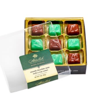 Mini Chocolate Mints - 3.0oz - Smooth chocolate mint melt-a-ways - 3.0oz
