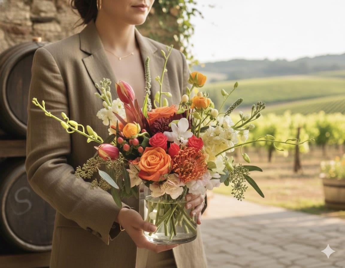 Dusty Amber - Elegant mix of oranges 