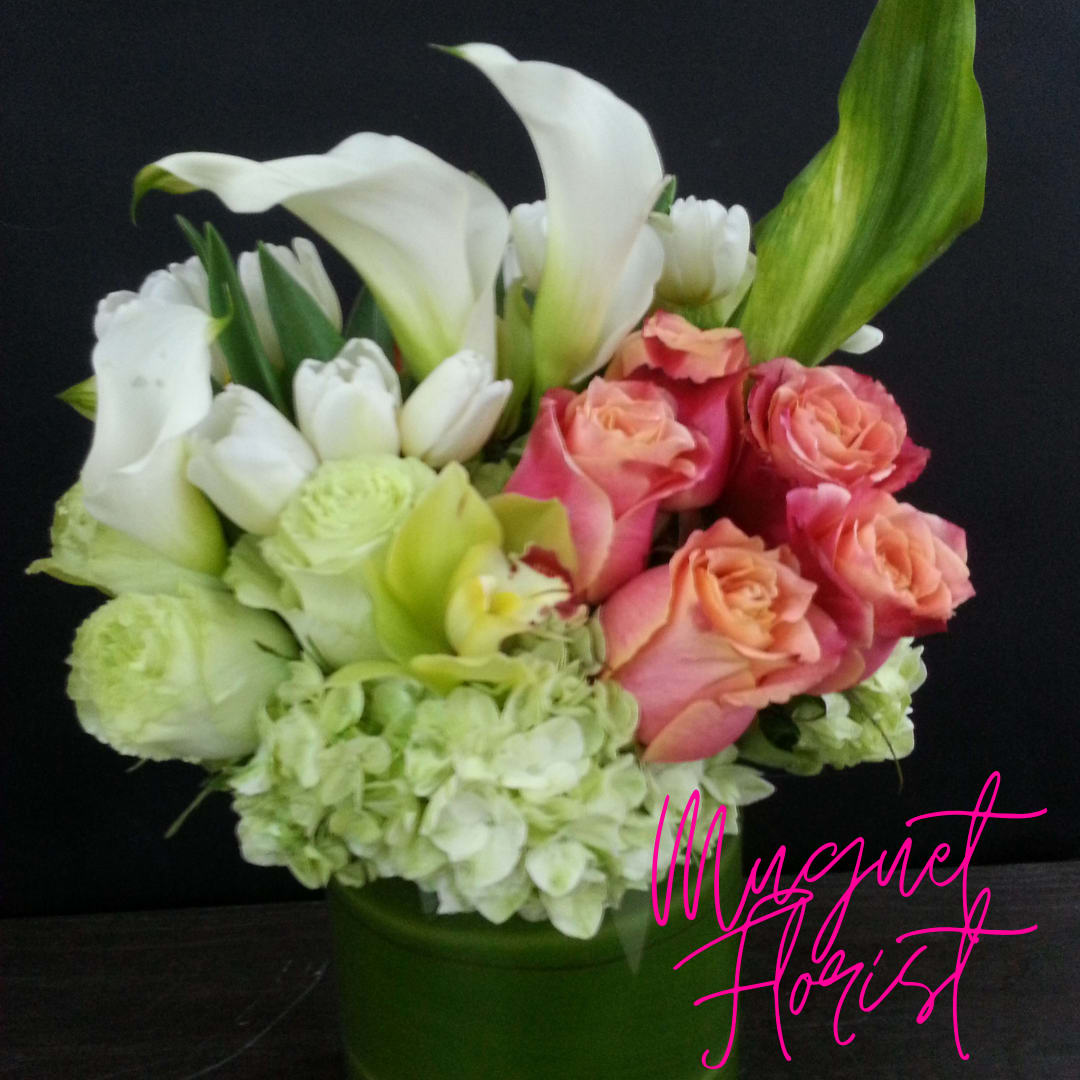 Radiant Affection: You Are Amazing! Fresh Love Arrangement - Expressions of admiration and appreciation are like flowers that bloom in the garden of relationships. The &quot;Radiant Affection&quot; bouquet, titled &quot;You Are Amazing! Fresh Love Arrangement,&quot; encapsulates these sentiments in a collection of fresh blooms that radiate love and praise. Join us as we delve into the petals of this arrangement, where each flower becomes a testament to the remarkable qualities that make someone truly unique.  Varieties and colors of flowers may vary according to season and availability. This arrangement includes a newly cleaned vase and good quality water &amp; flower food.  Item: 117  Care Instructions: For the best vase life, change the water every two days.