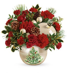 Classic Pearl Ornament  - Beautiful flowers and gift 