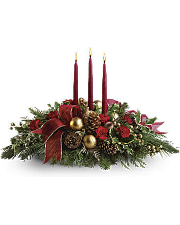 Holiday Centerpiece #3 - Perfect for dinner table or entryway 